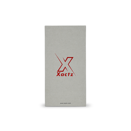 Luxurious Lid & Base Gift Box with Hot Red Gold Logo Stamping