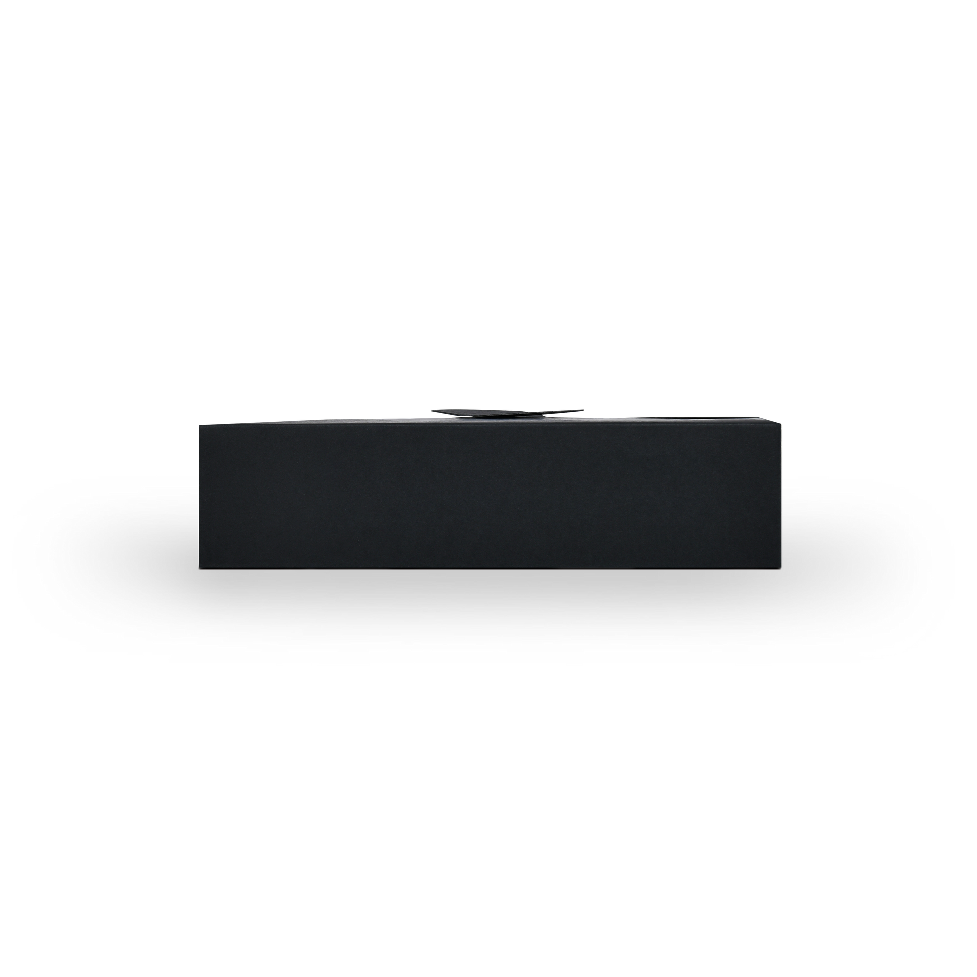 Luxury Custom Black Envelope Box Compartment Insert Packaging