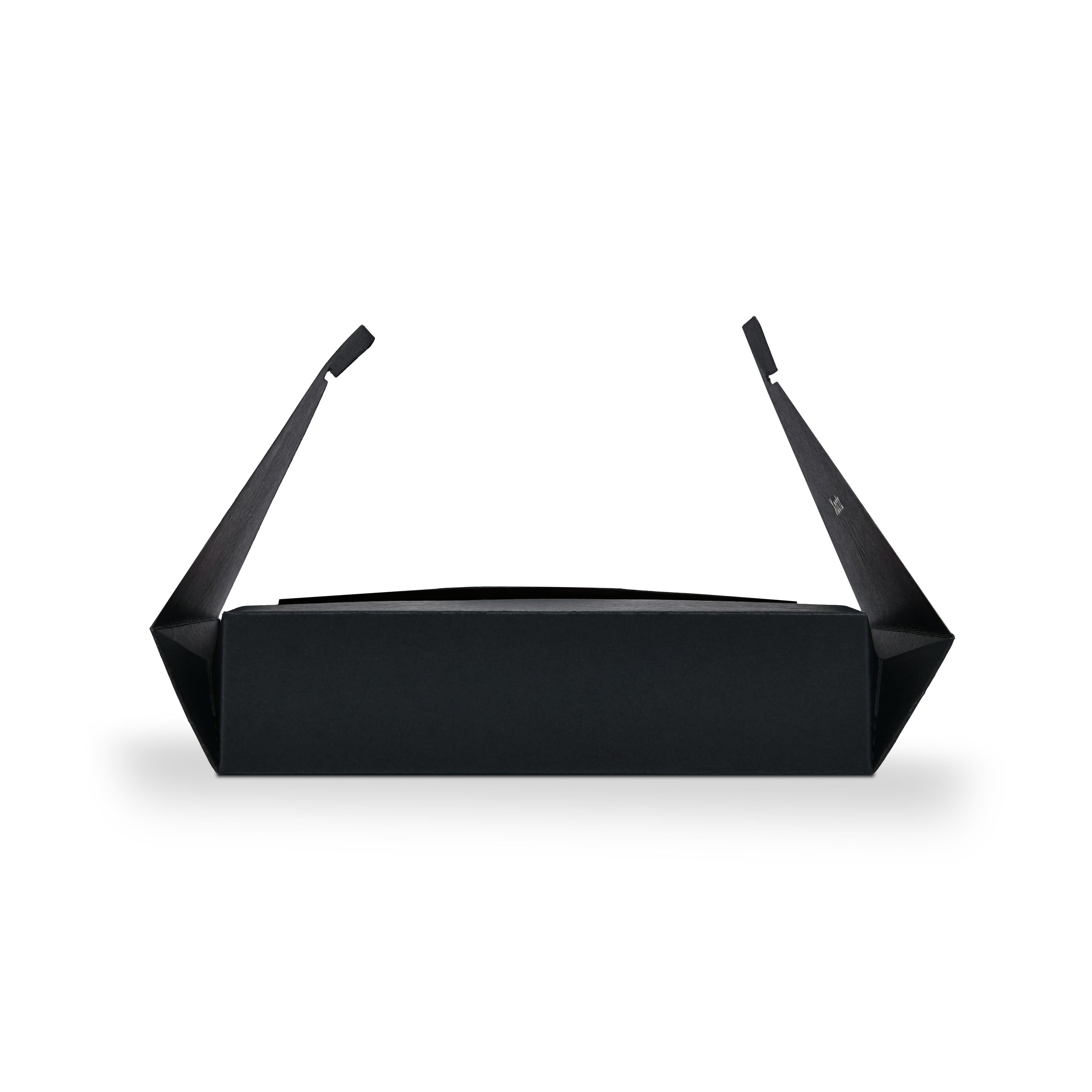 Luxury Custom Black Envelope Box Compartment Insert Packaging