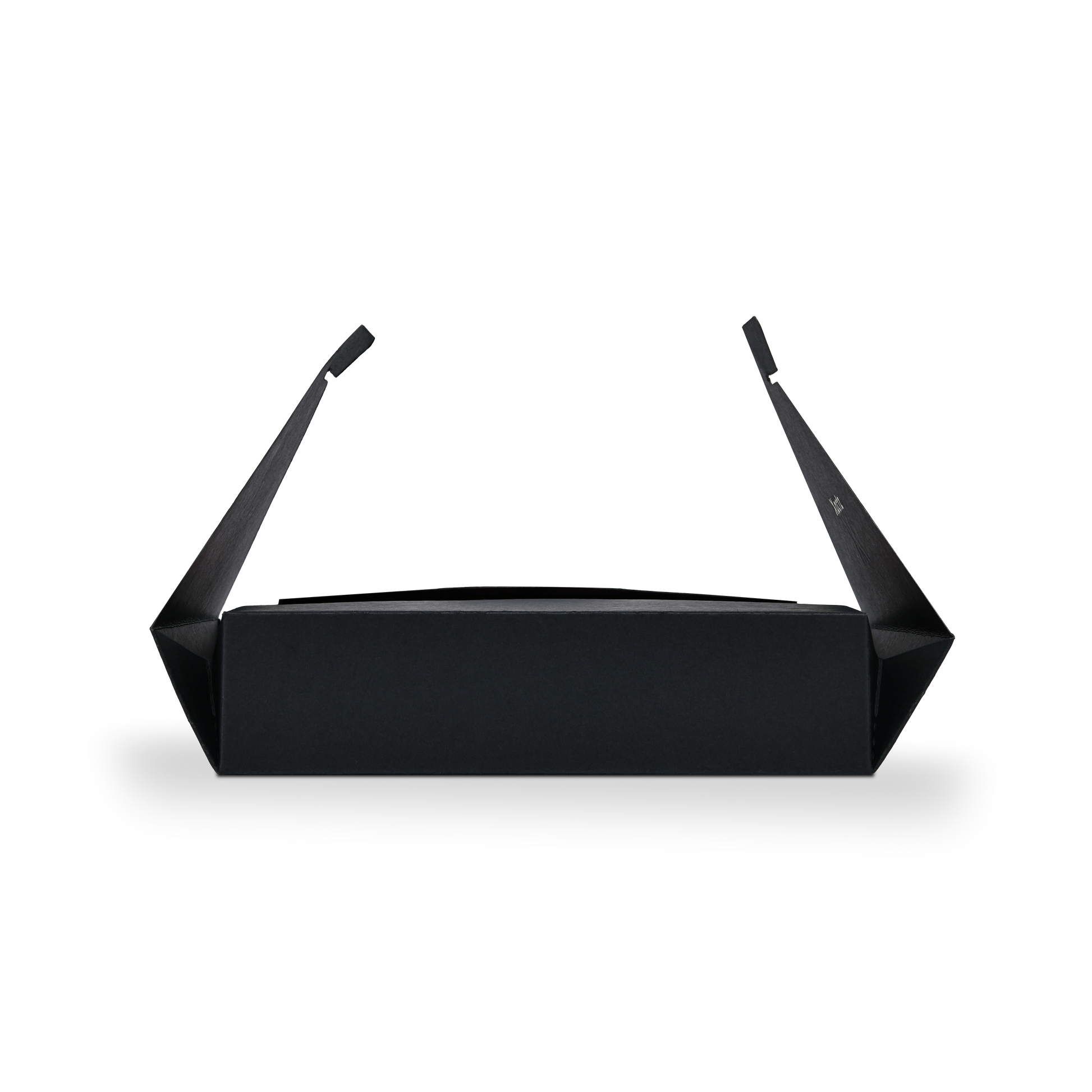 Luxury Custom Black Envelope Box Compartment Insert Packaging