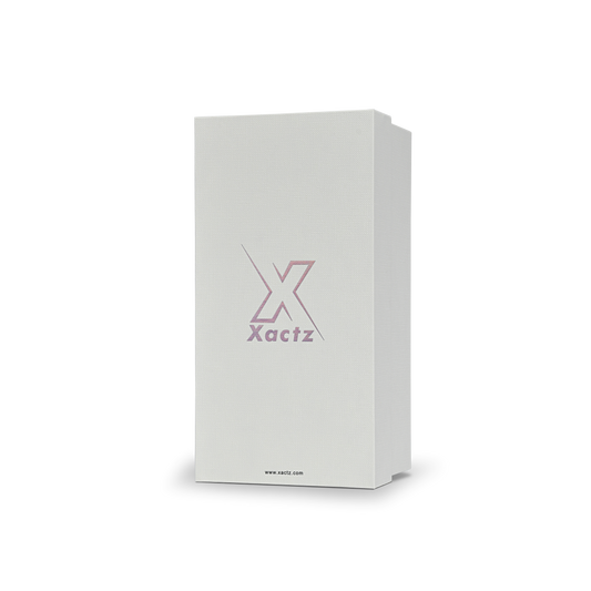 Luxury White Lotus Texture Rose Gold Embossed Logo Packaging