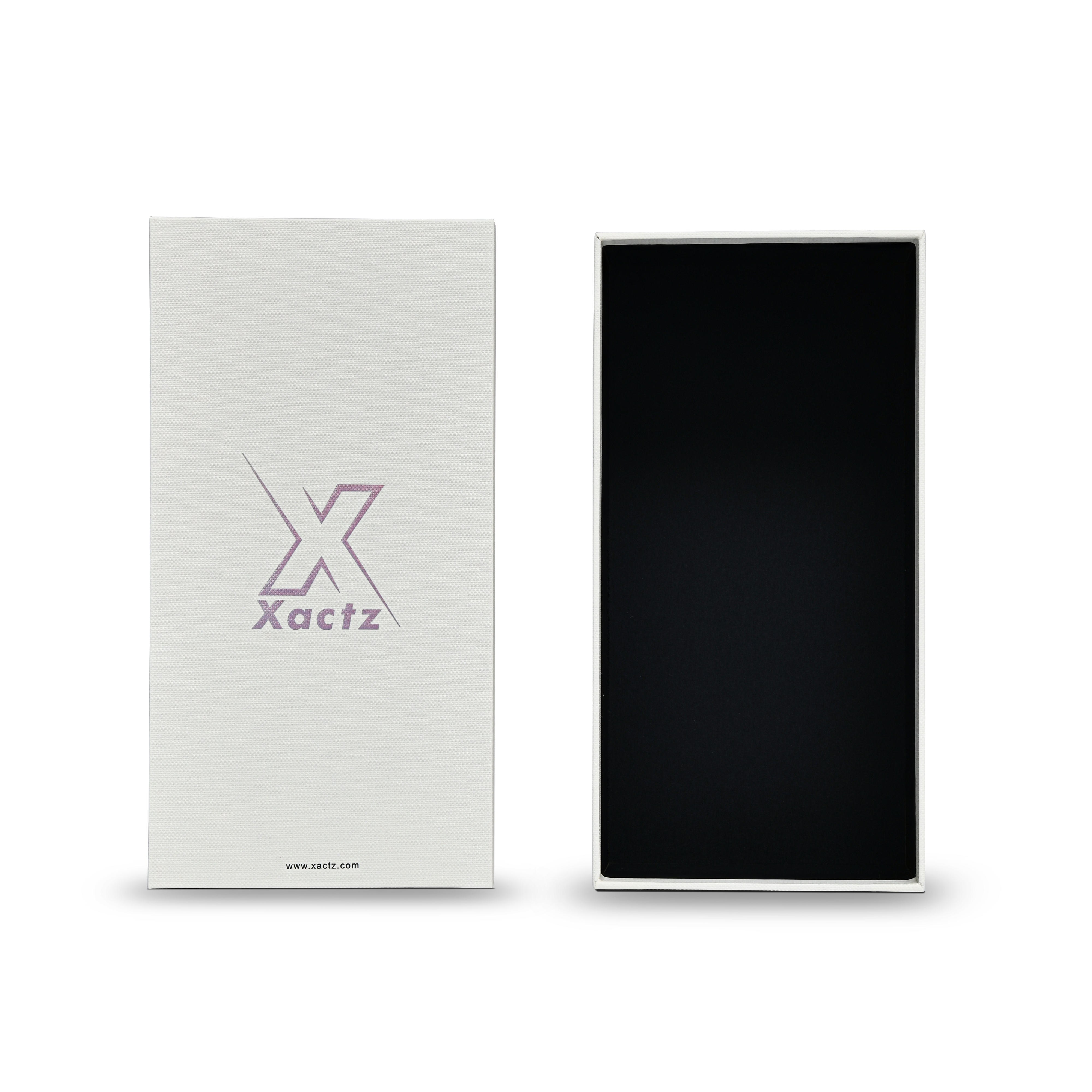 Luxury White Lotus Texture Rose Gold Embossed Logo Packaging