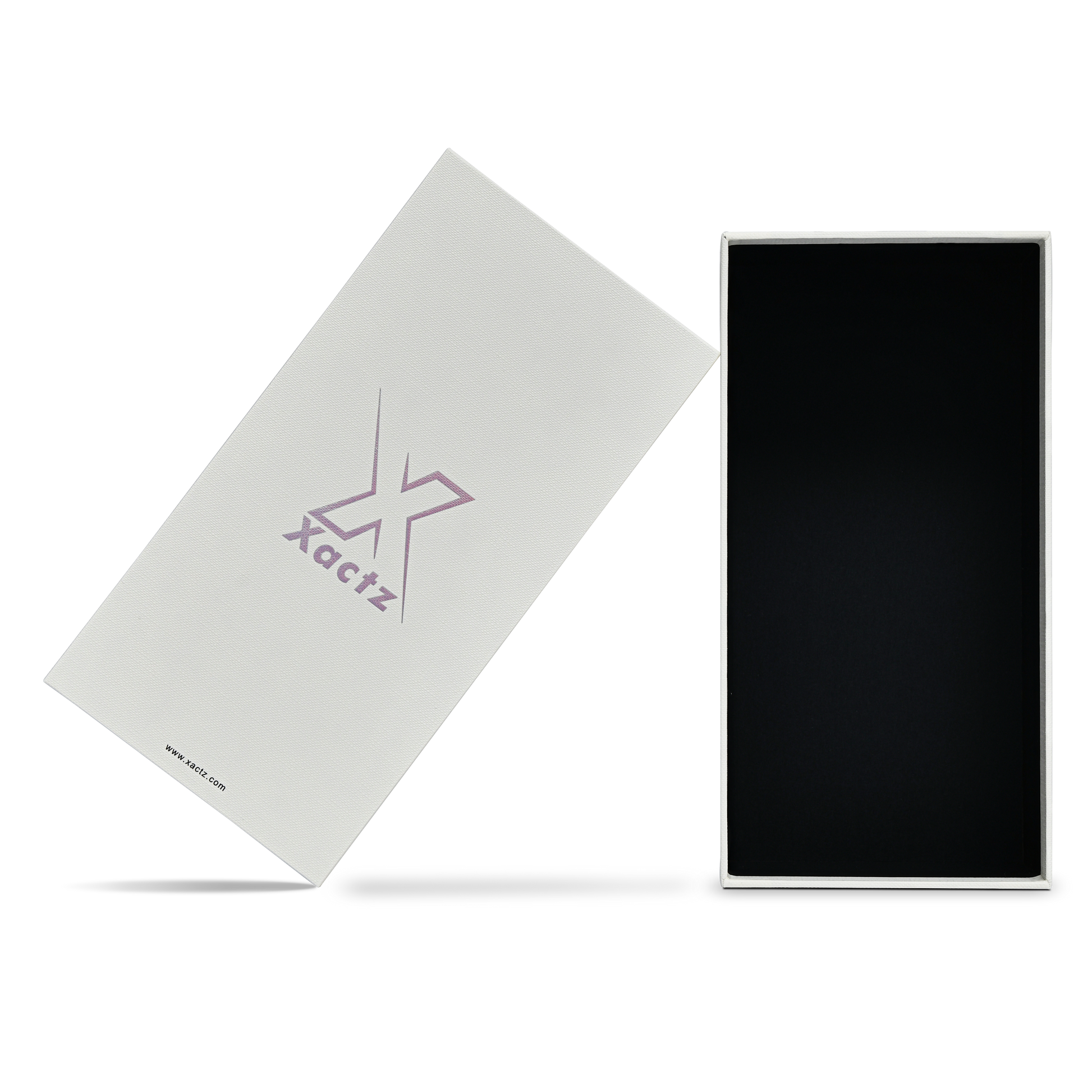 Luxury White Lotus Texture Rose Gold Embossed Logo Packaging