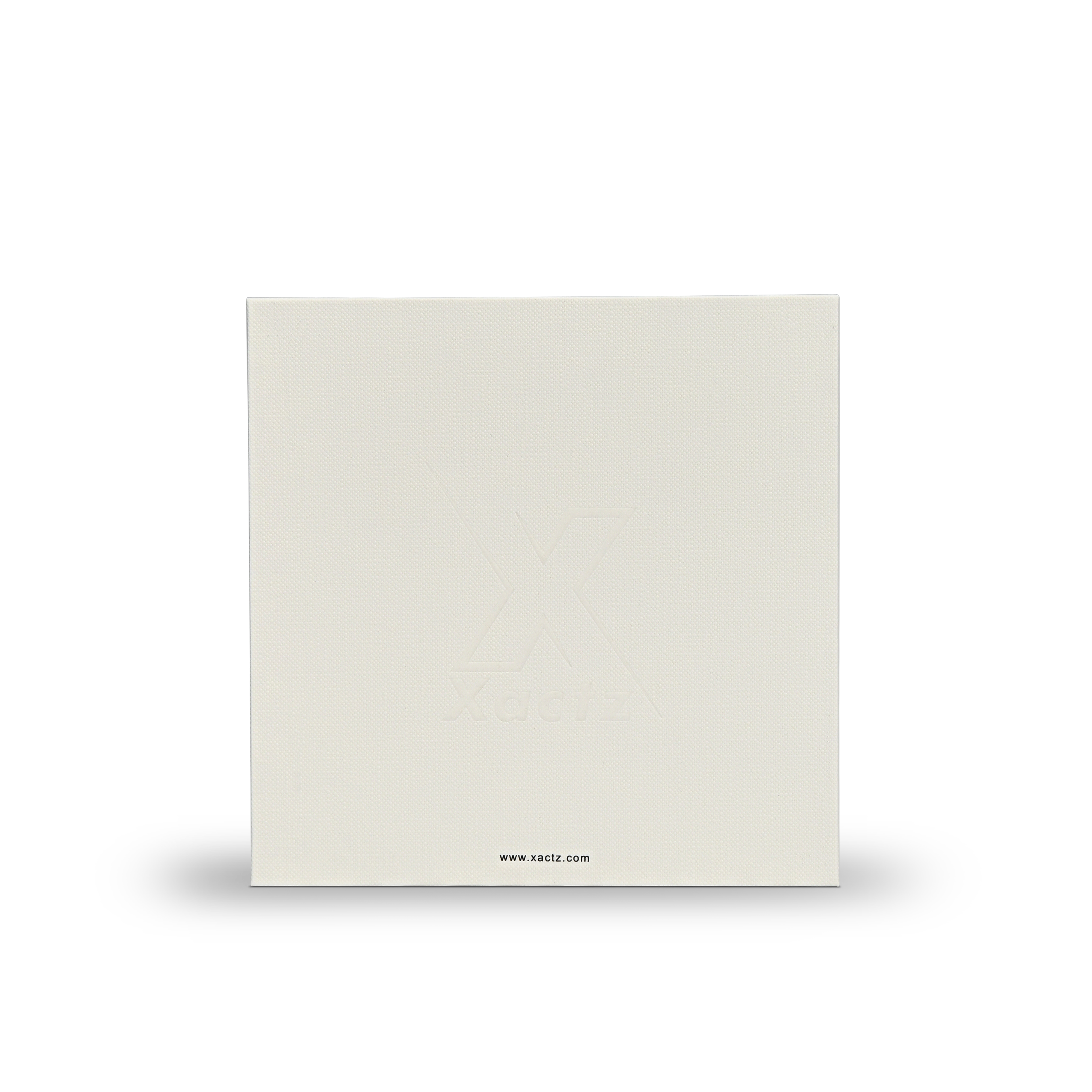 Minimalist High-end Off-White Blind Embossed Luxury Lid and Base Gift Box