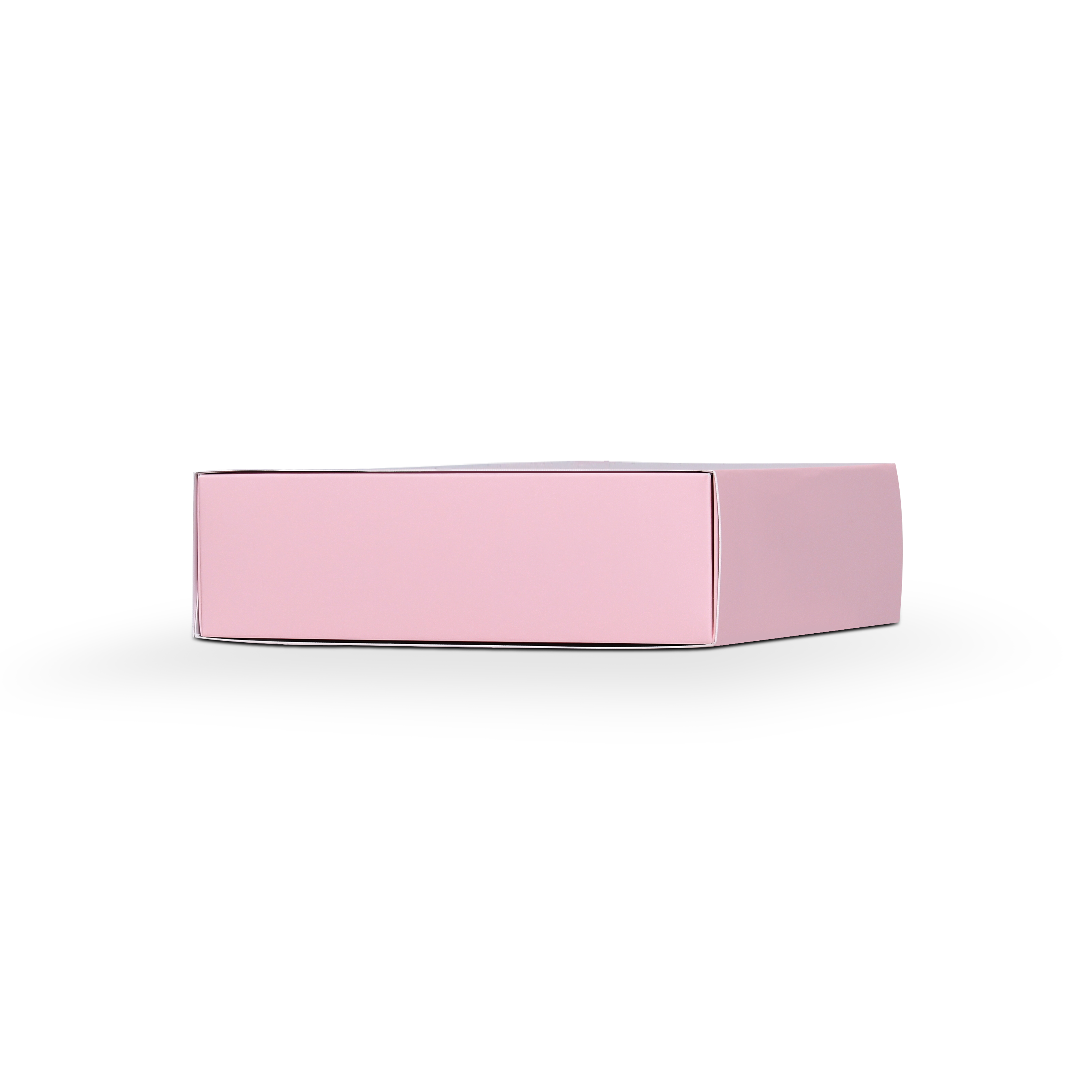 Boîte tiroir rose de luxe personnalisée, pliable, emballage mat résistant aux rayures