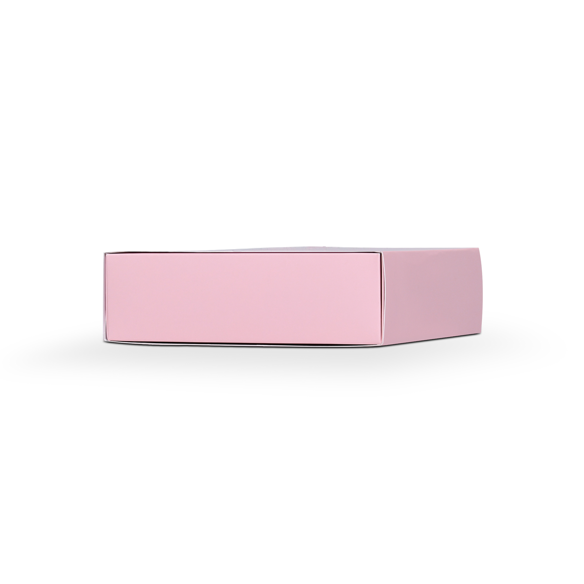 Boîte tiroir rose de luxe personnalisée, pliable, emballage mat résistant aux rayures