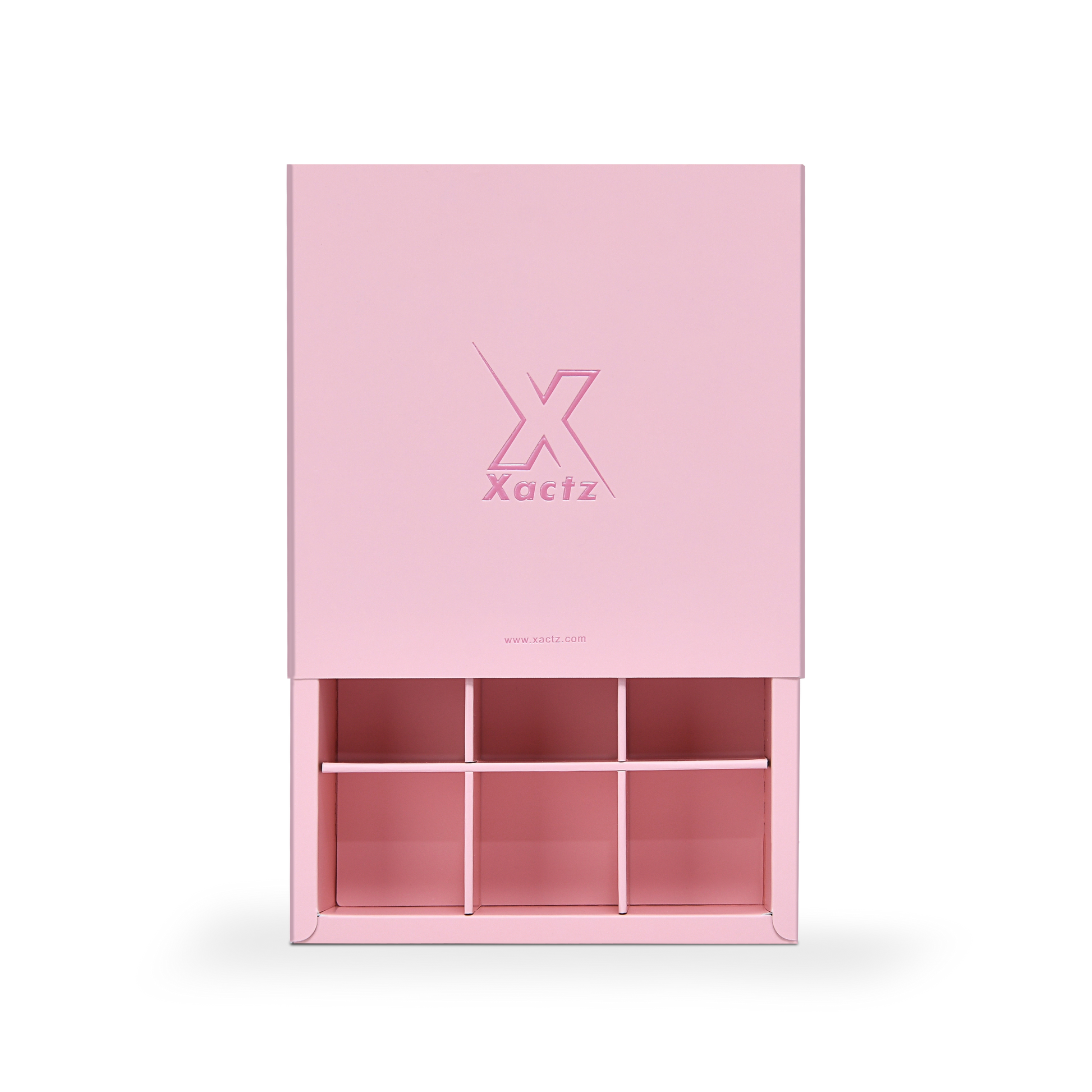 Boîte tiroir rose de luxe personnalisée, pliable, emballage mat résistant aux rayures