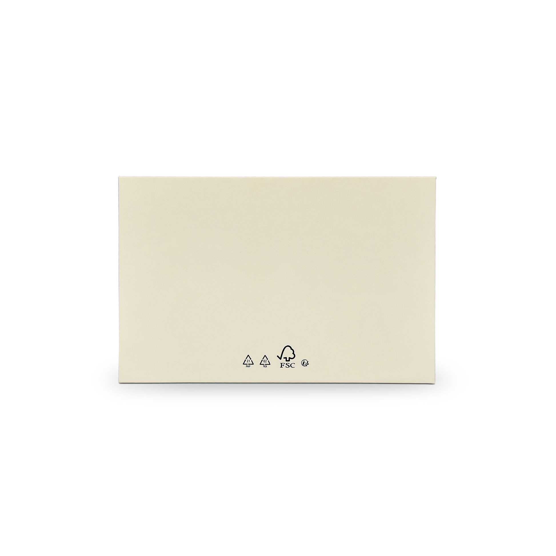 Premium Beige Book-Style Box with Embossed Holographic Silver Foil, Touch Film, Magnetic Closure and Yellow Raffia Grass Interior