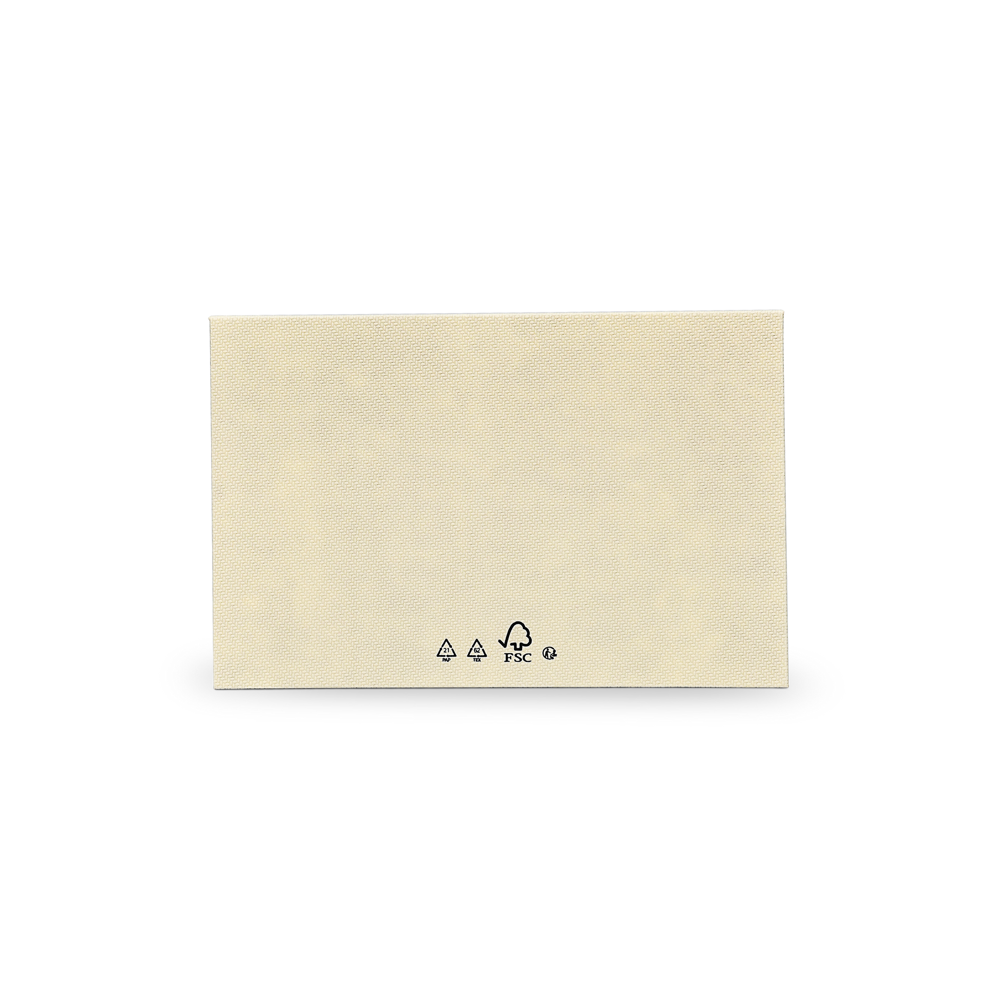 Premium Beige Book-Style Box with Embossed Holographic Silver Foil, Touch Film, Silk Satin Lining and Magnetic Closure