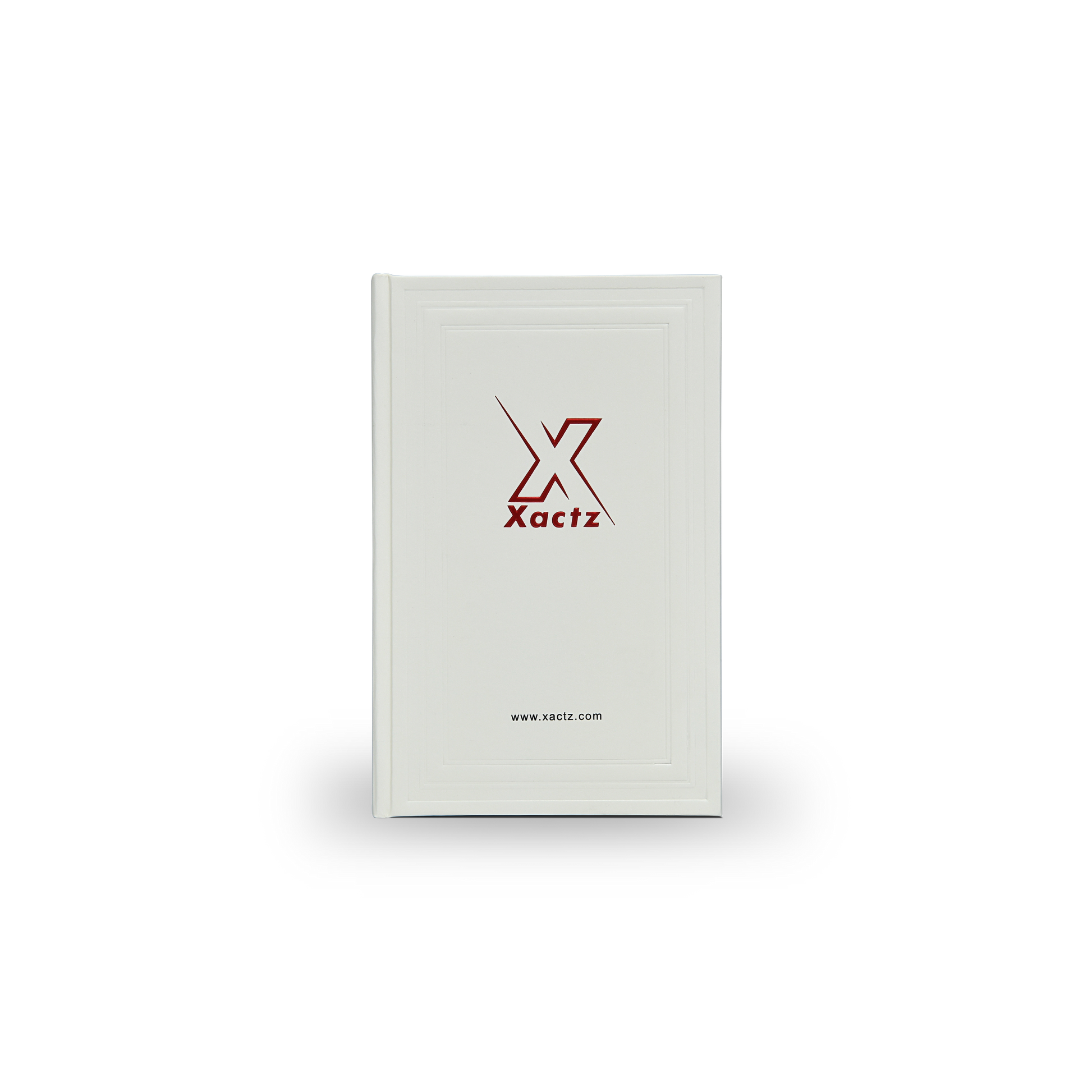 Premium Beige Green Embossed Red Gold Foil Book-Shaped Luxury Gift Box with Green Rectangular Inner Tray