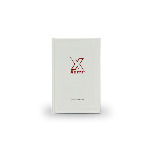 Premium Beige Green Embossed Red Gold Foil Book-Shaped Luxury Gift Box with Green Rectangular Inner Tray