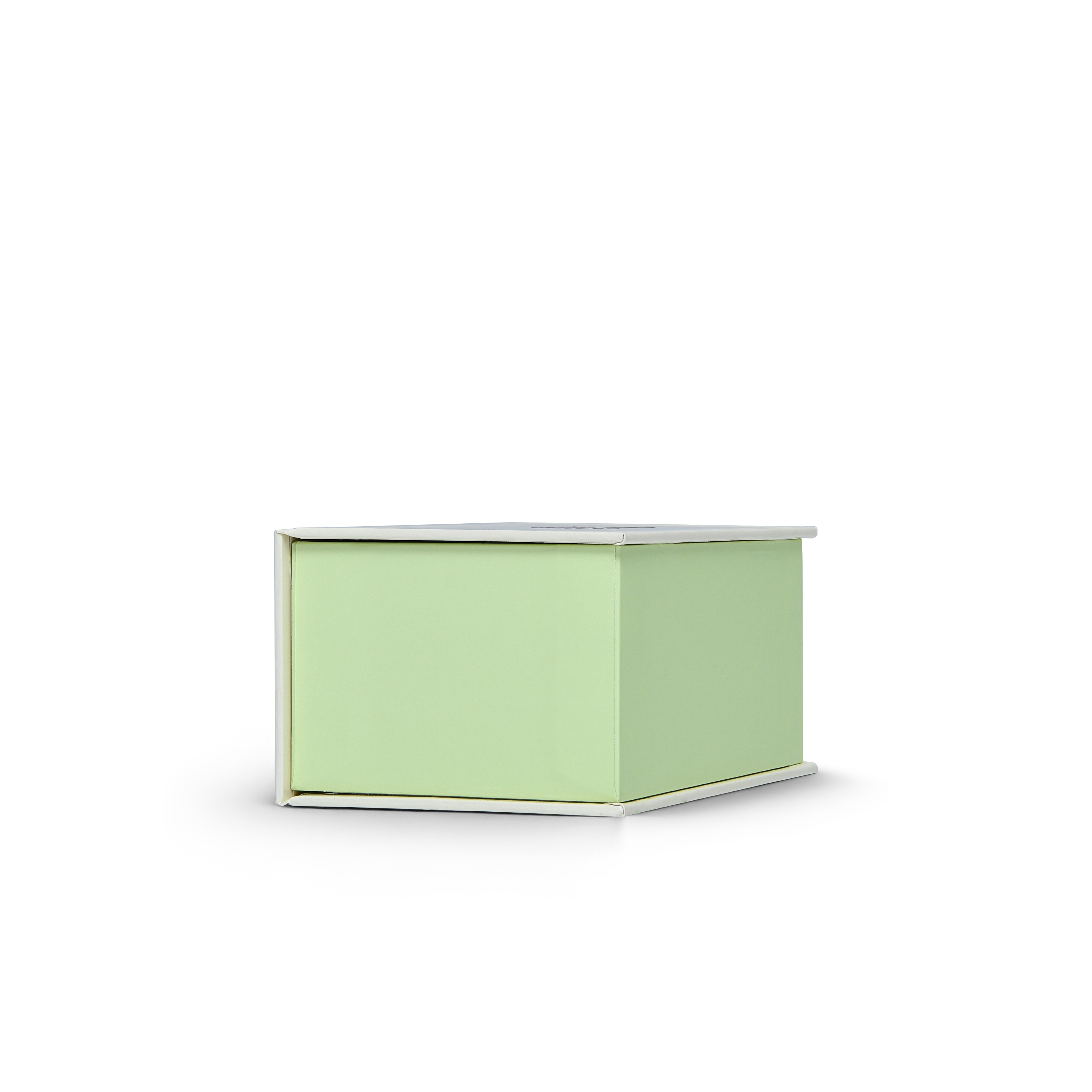 Premium Beige Green Embossed Red Gold Foil Book-Shaped Luxury Gift Box with Green Rectangular Inner Tray