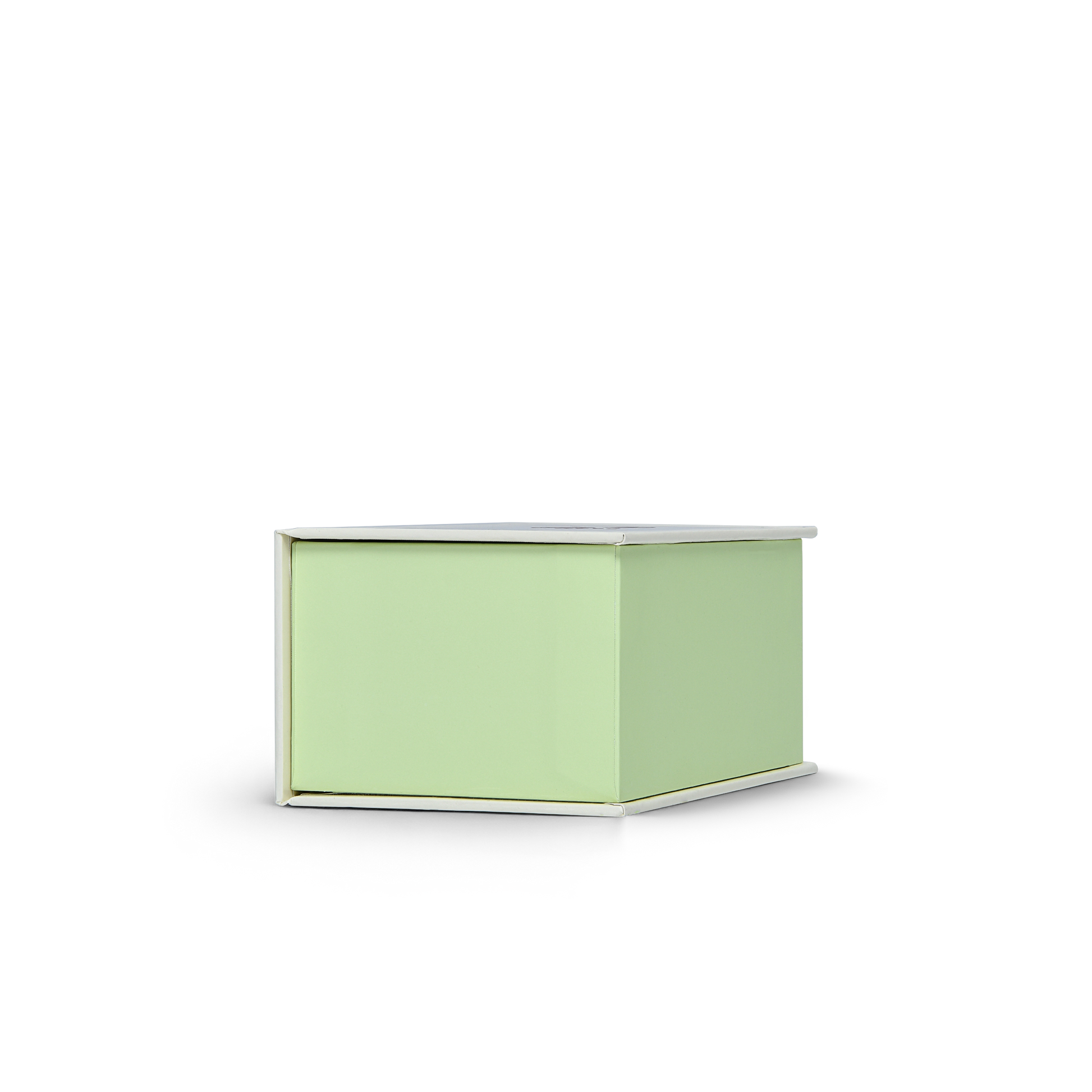 Premium Beige Green Embossed Red Gold Foil Book-Shaped Luxury Gift Box with Green Rectangular Inner Tray