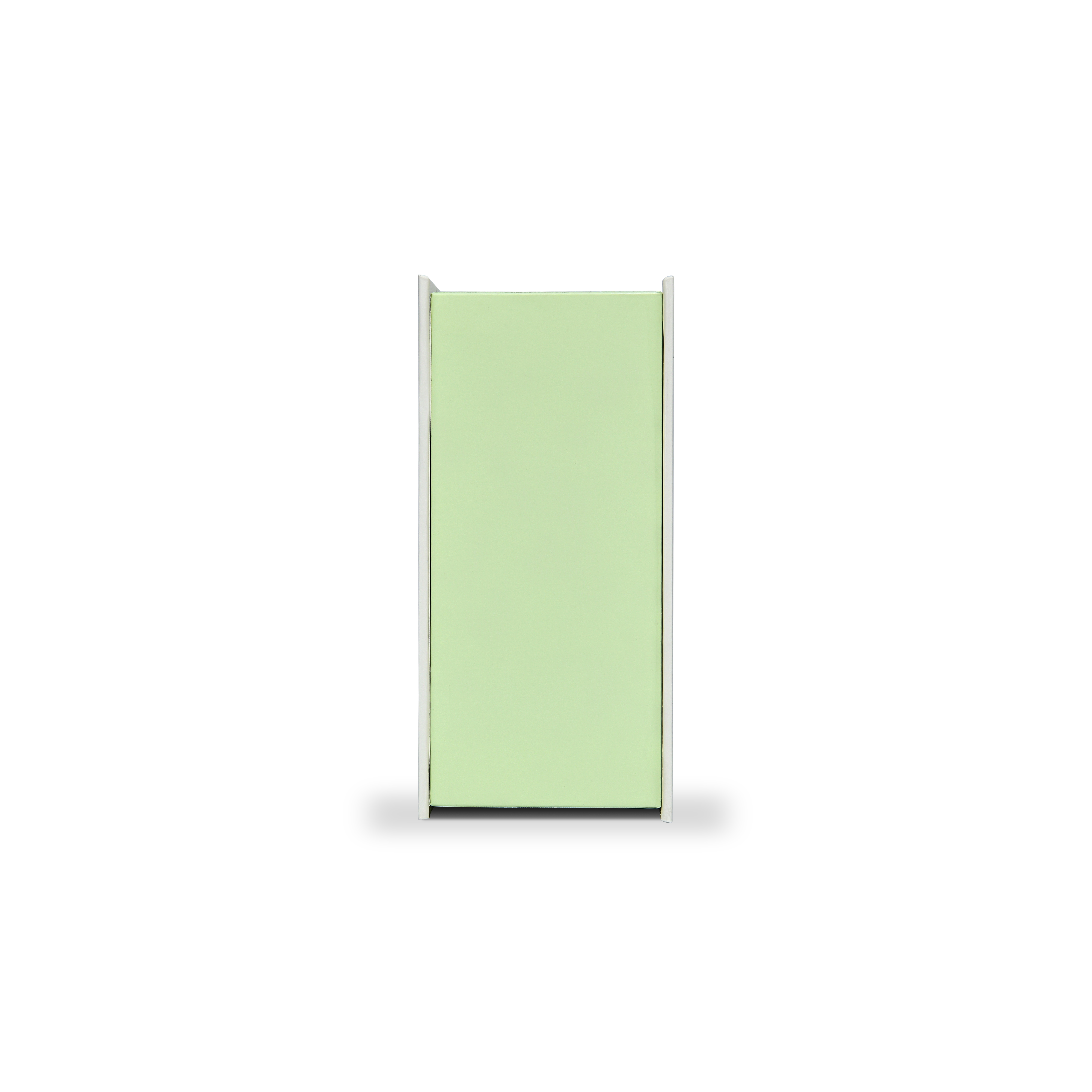 Premium Beige Green Embossed Red Gold Foil Book-Shaped Luxury Gift Box with Green Rectangular Inner Tray