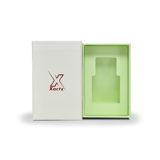 Scatola a libro di lusso personalizzata beige verde rosso oro con vassoio verde Confezione rigida