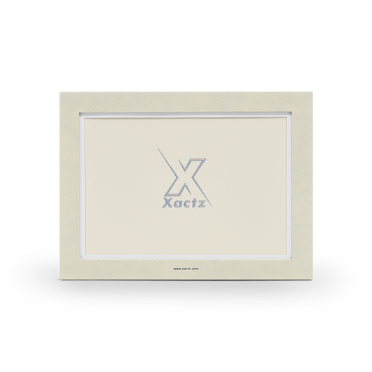 Luxury Custom Beige Photo Album Display Box Ribbon Detail Packaging