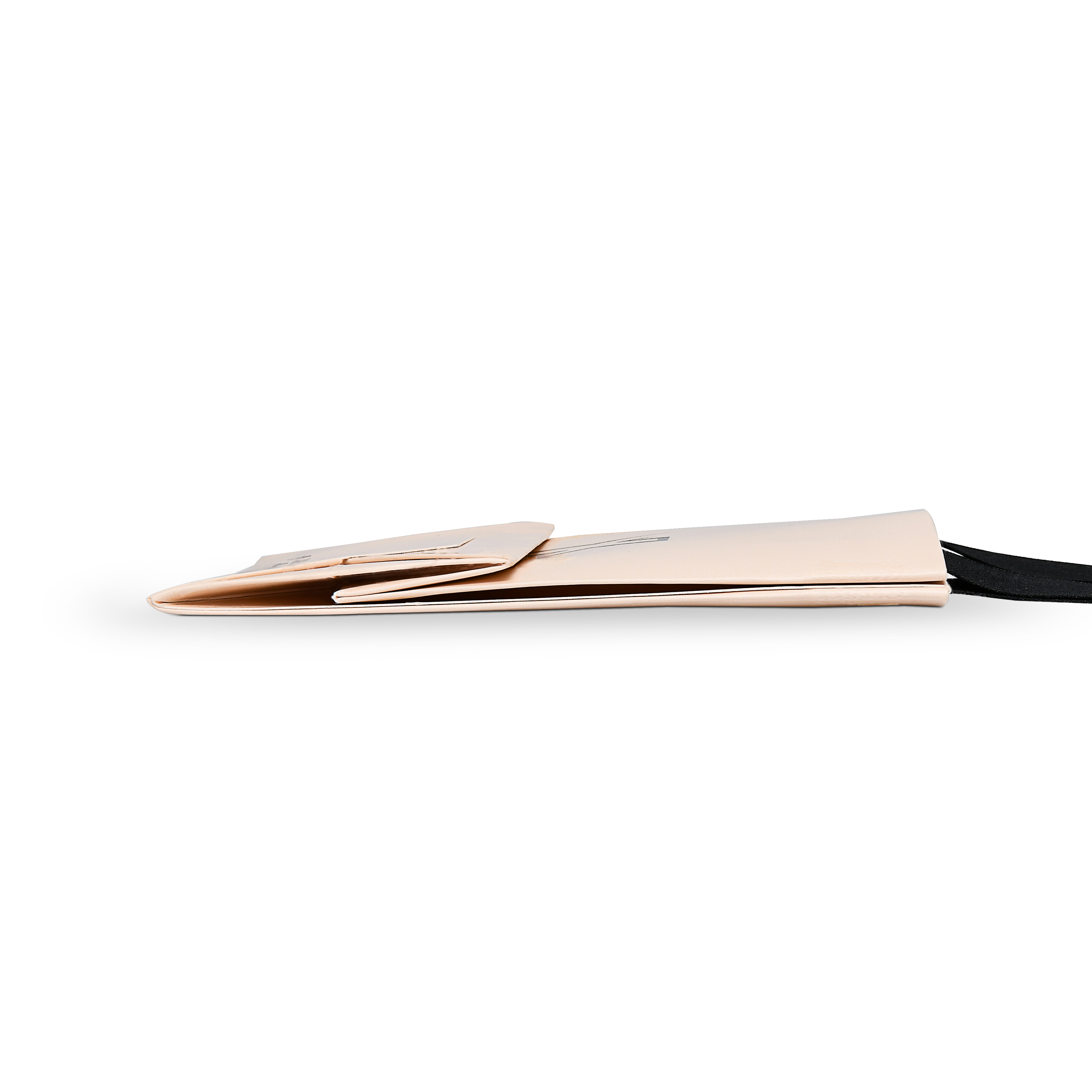 Premium Beige Shopping Bag with Black Foil and Cotton Handles