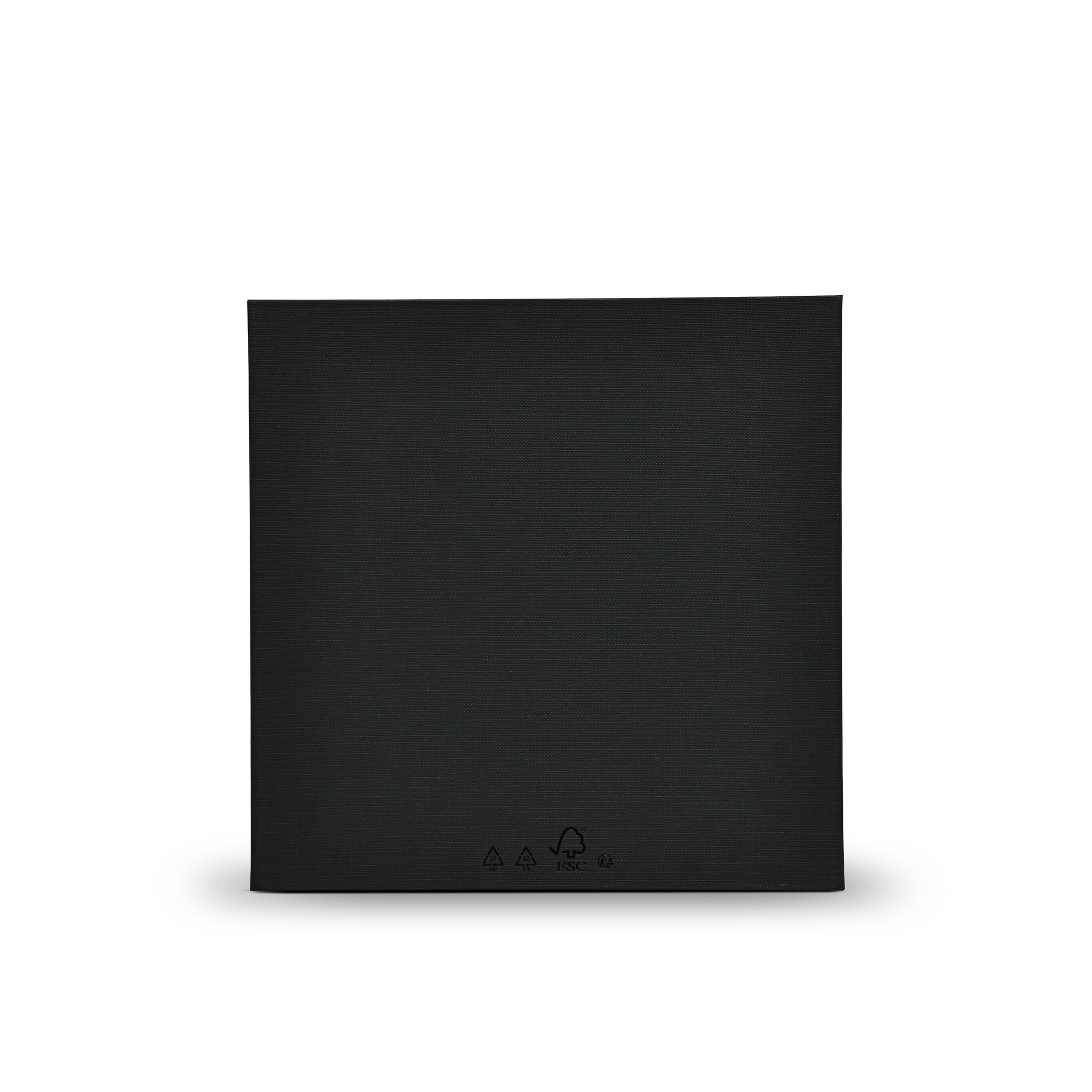 Premium Black Textured Embossed Holographic Silver Luxury Lid and Base Gift Box