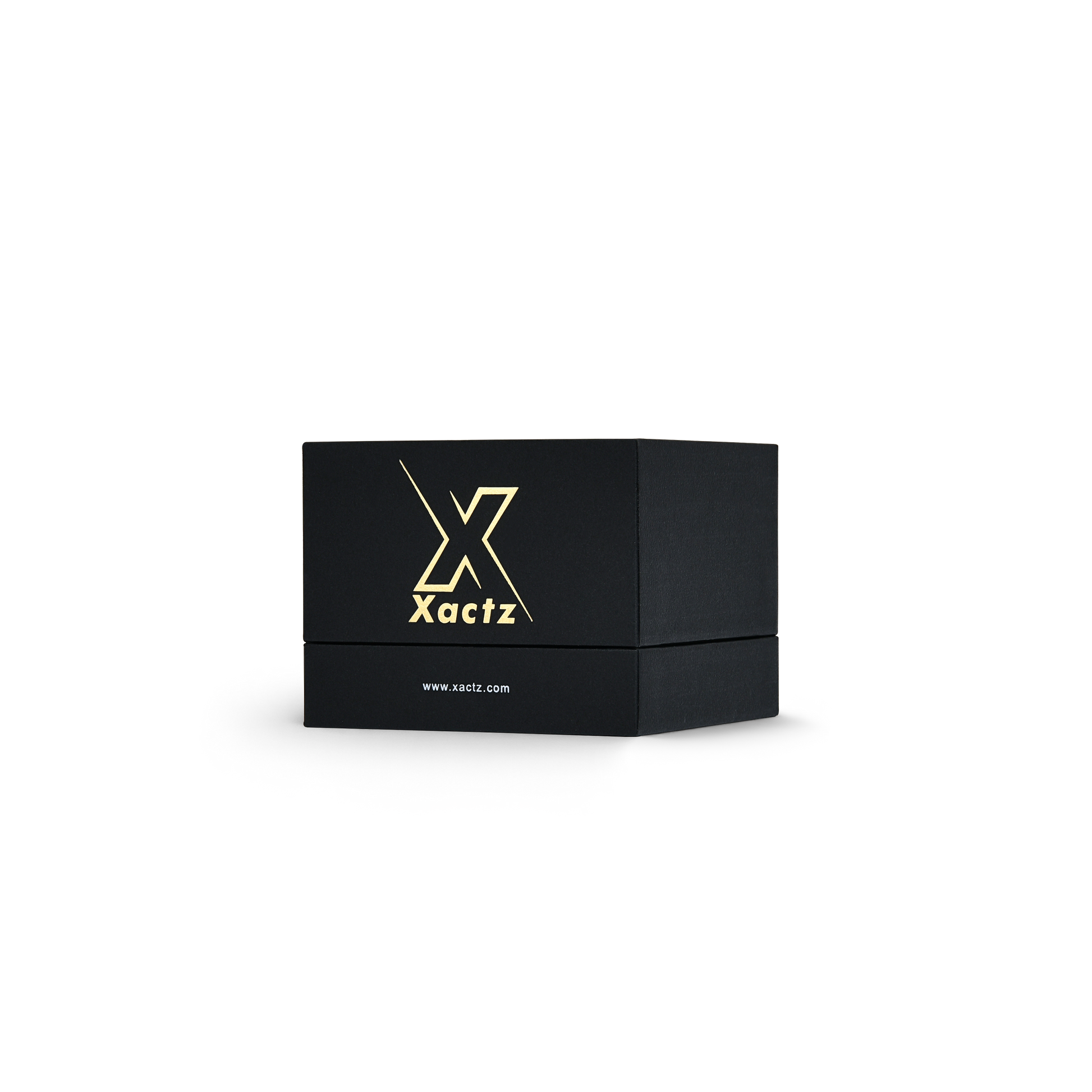 Premium Black Textured Gold Hot Stamped Rigid Gift Box