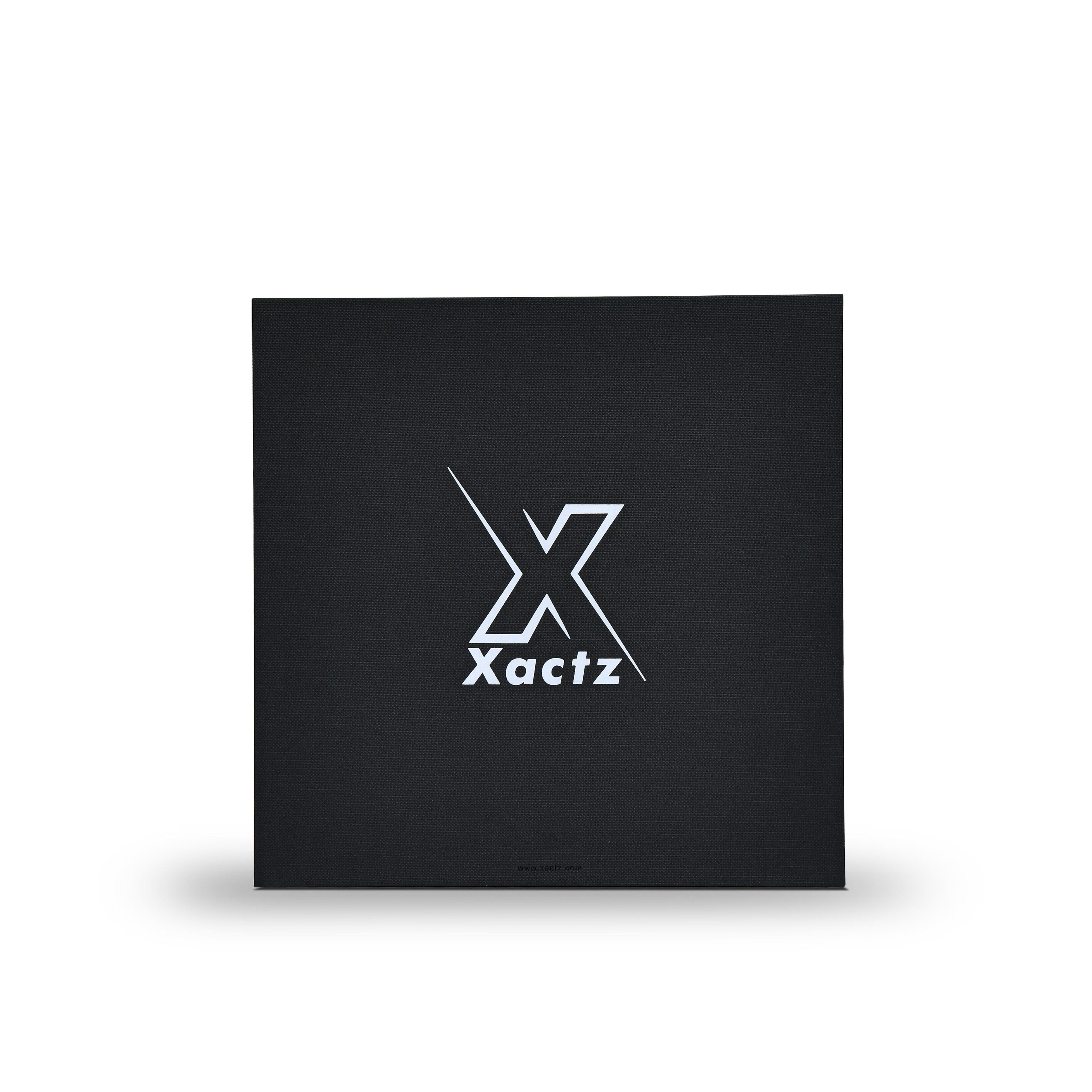 Premium Black Textured Hot Stamped Platinum Foil Luxury Lid and Base Gift Box