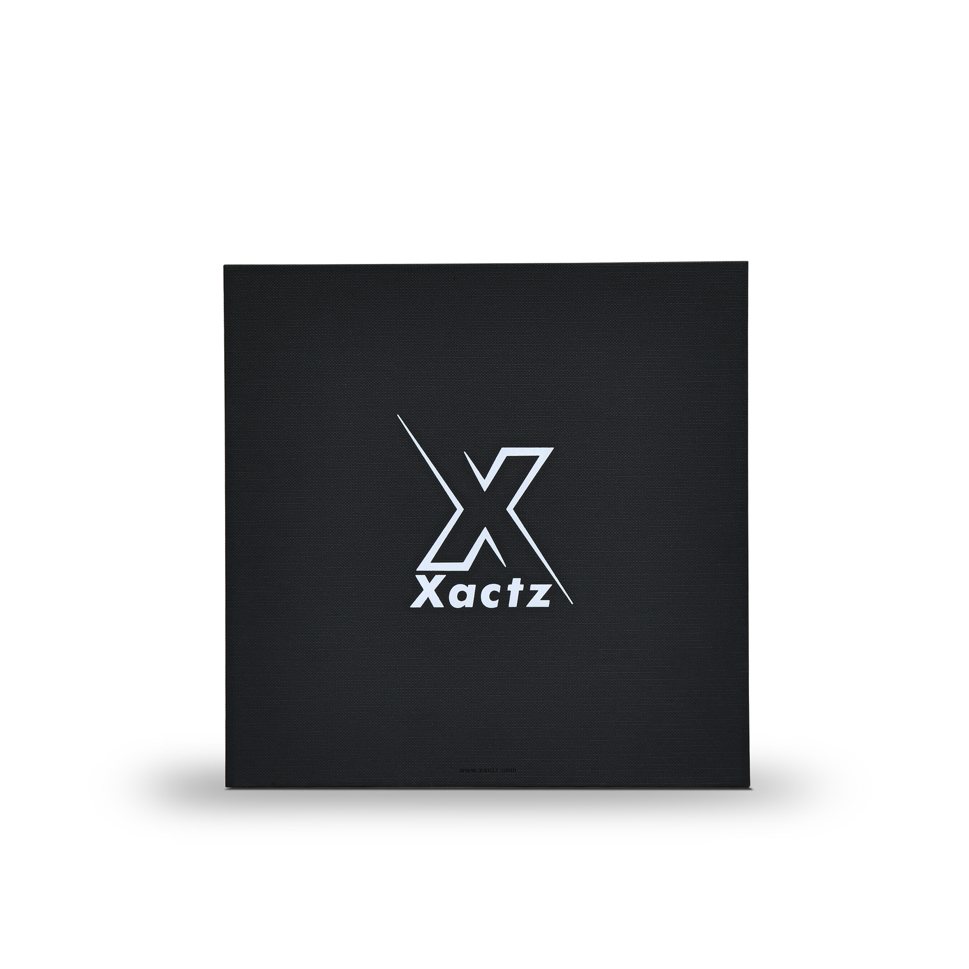 Premium Black Textured Hot Stamped Platinum Foil Luxury Lid and Base Gift Box