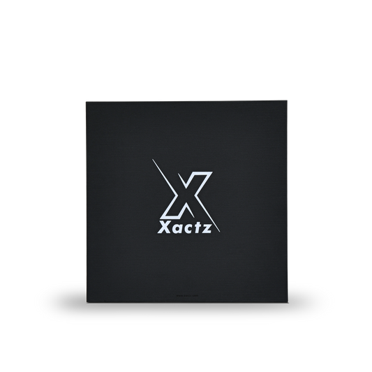 Premium Black Textured Hot Stamped Platinum Foil Luxury Lid and Base Gift Box