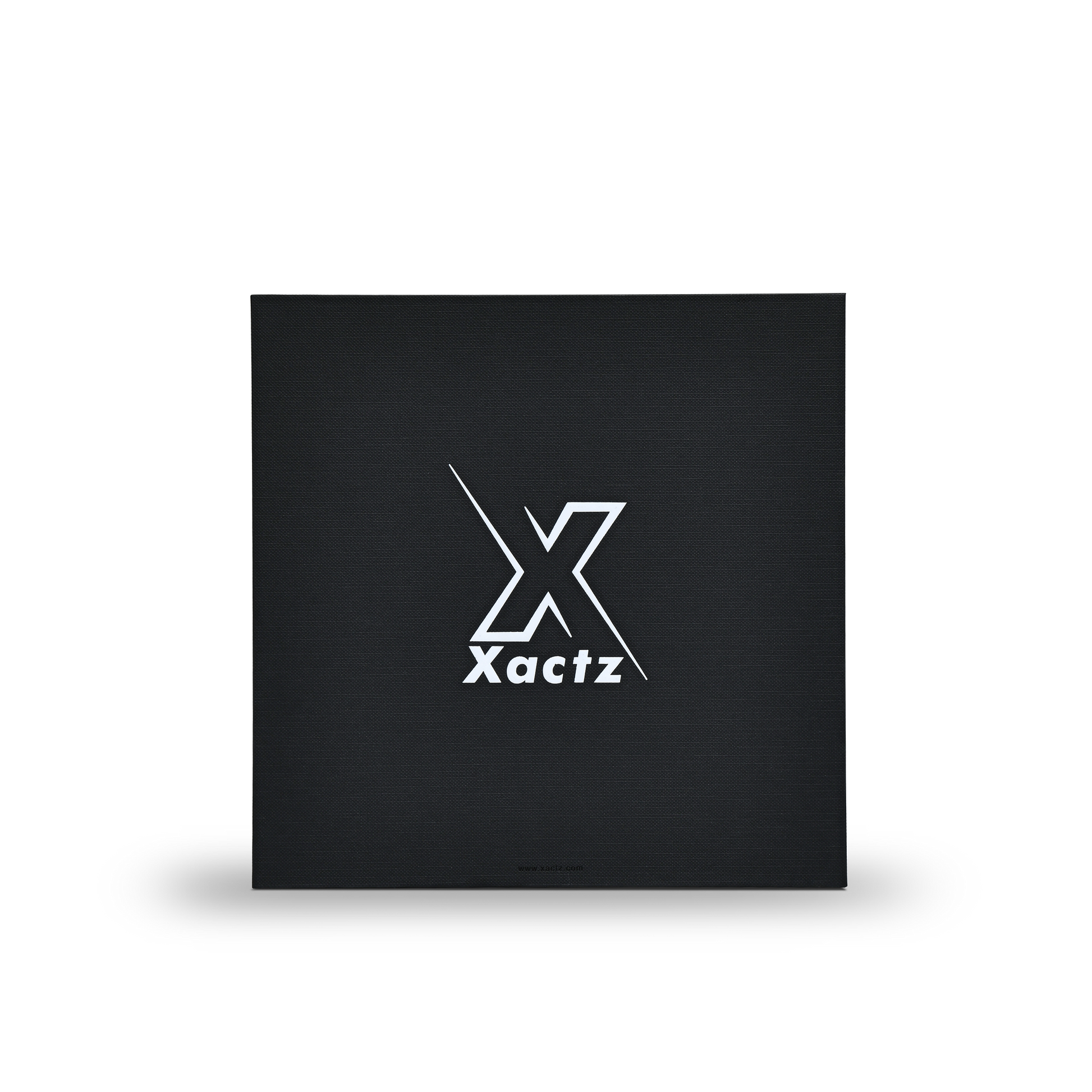 Premium Black Textured Platinum Foil Embossed Luxury Lid and Base Gift Box