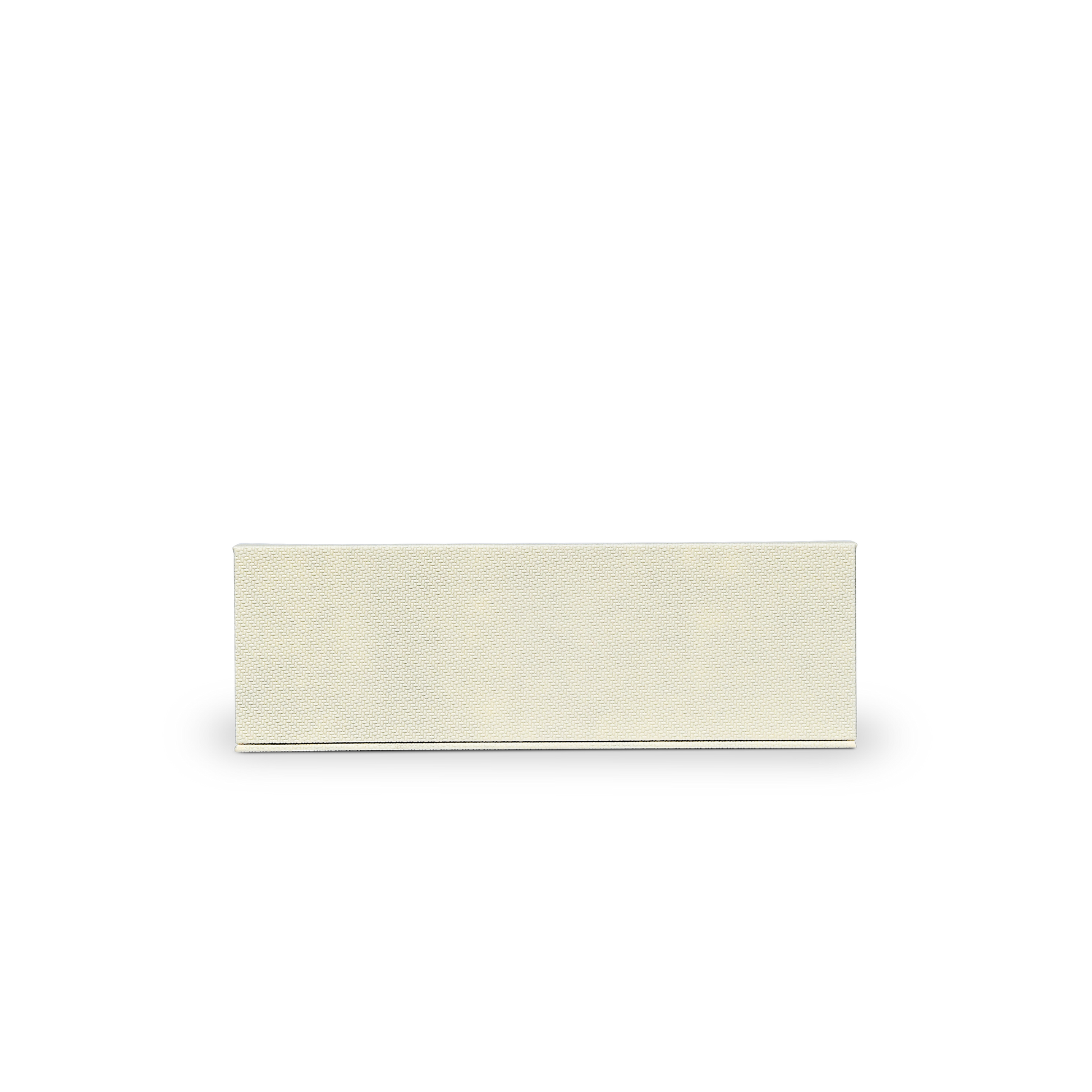 Premium Cream Textured Embossed Colorful Silver Foil Book-Style Luxury Gift Box with Satin Lining