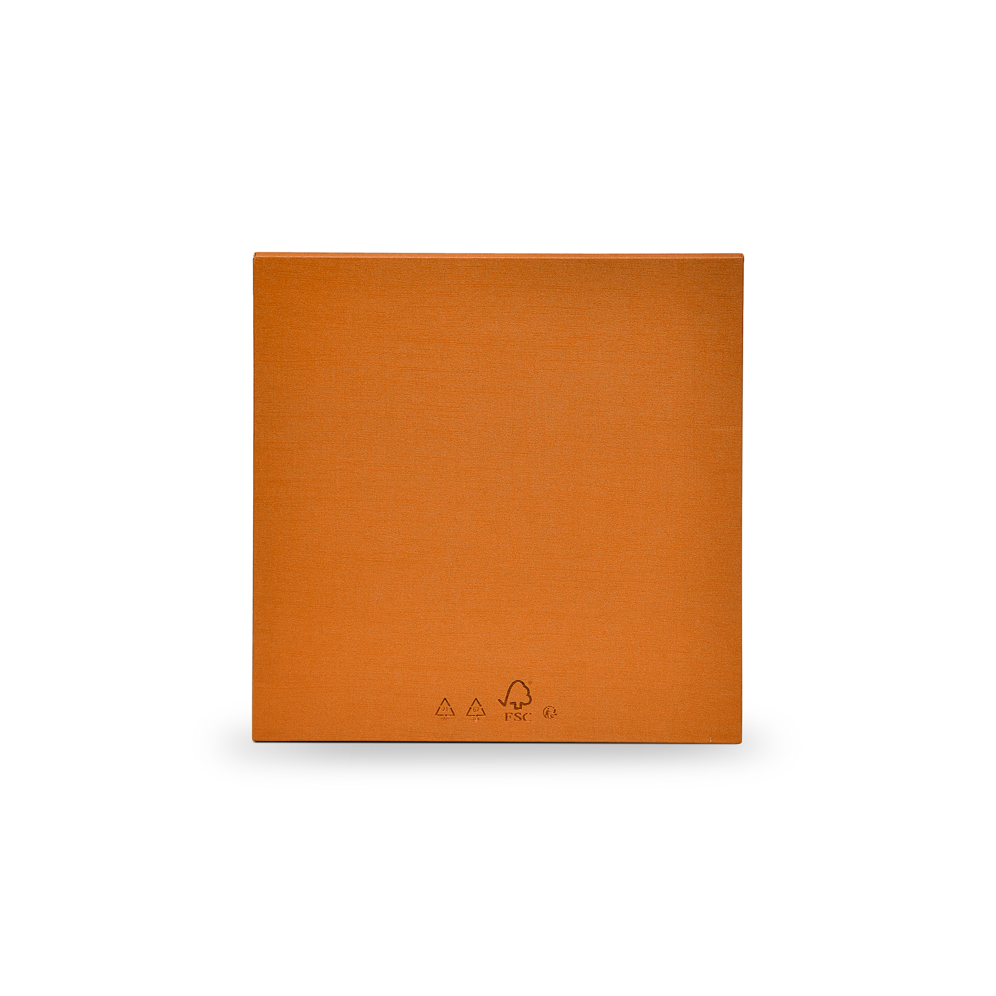 Premium Earth Yellow Embossed Black Gold Foil Rigid Drawer-Style Luxury Gift Box with Natural Raffia Fill