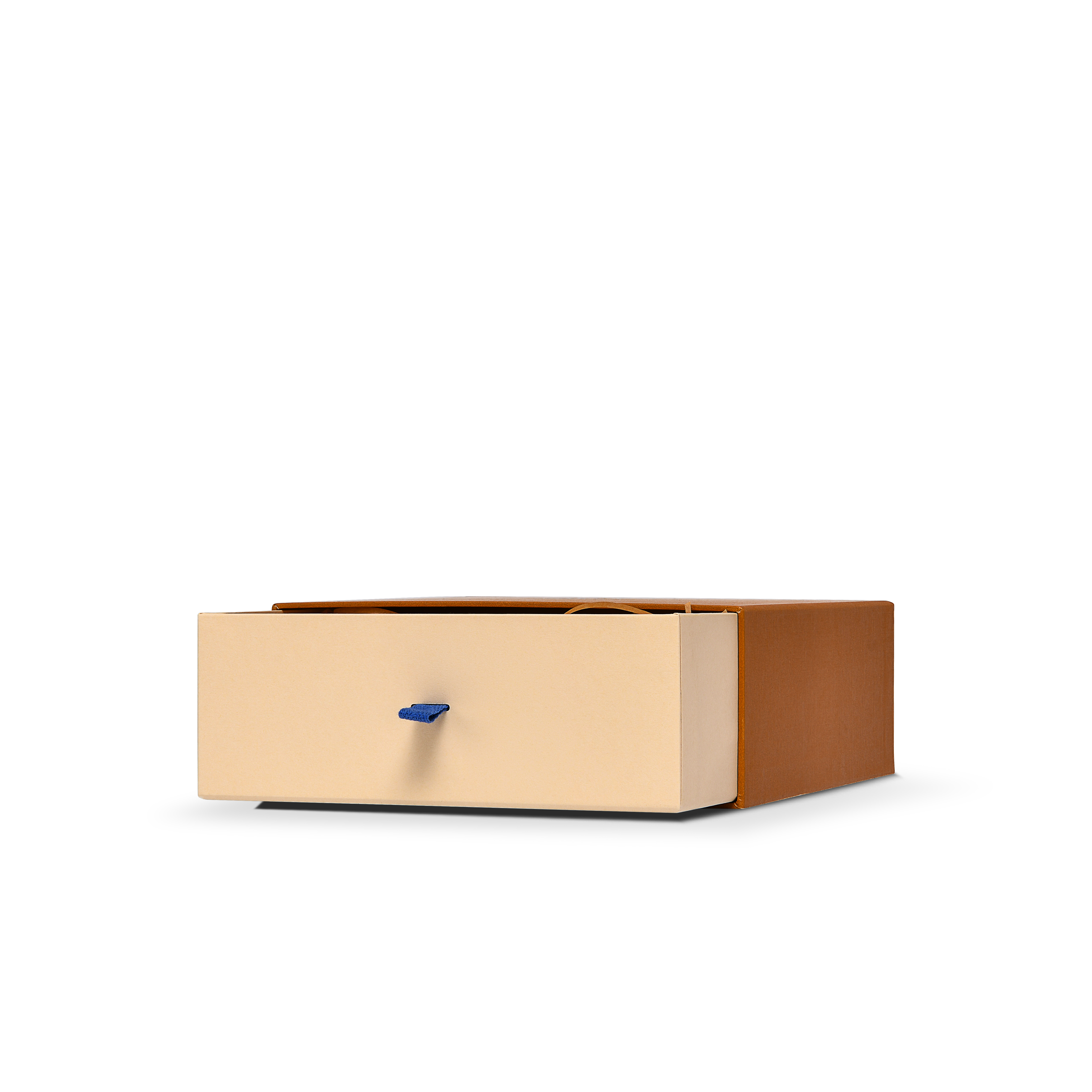 Premium Earth Yellow Embossed Black Gold Foil Rigid Drawer-Style Luxury Gift Box with Natural Raffia Fill