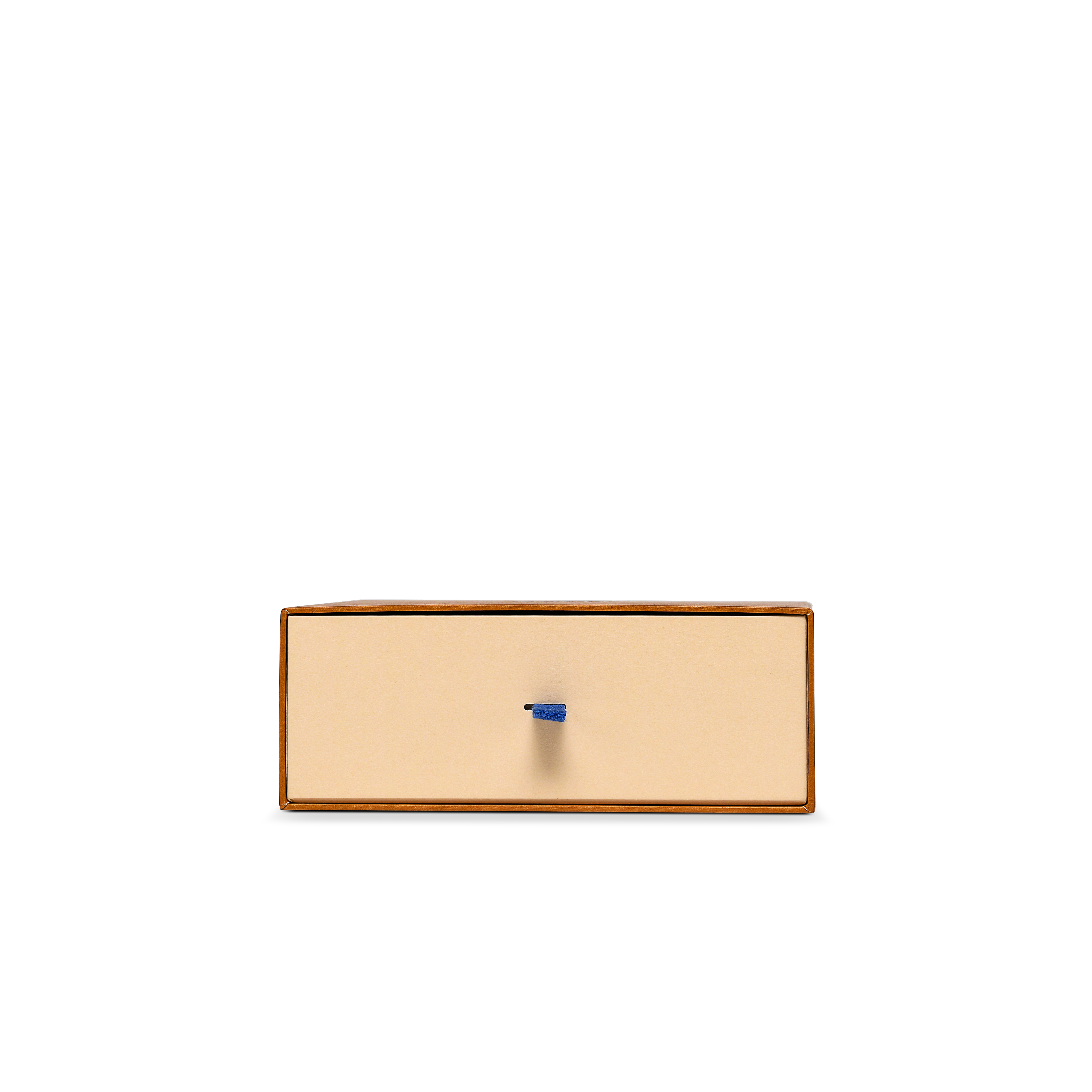 Premium Earth Yellow Embossed Black Gold Foil Rigid Drawer-Style Luxury Gift Box with Natural Raffia Fill