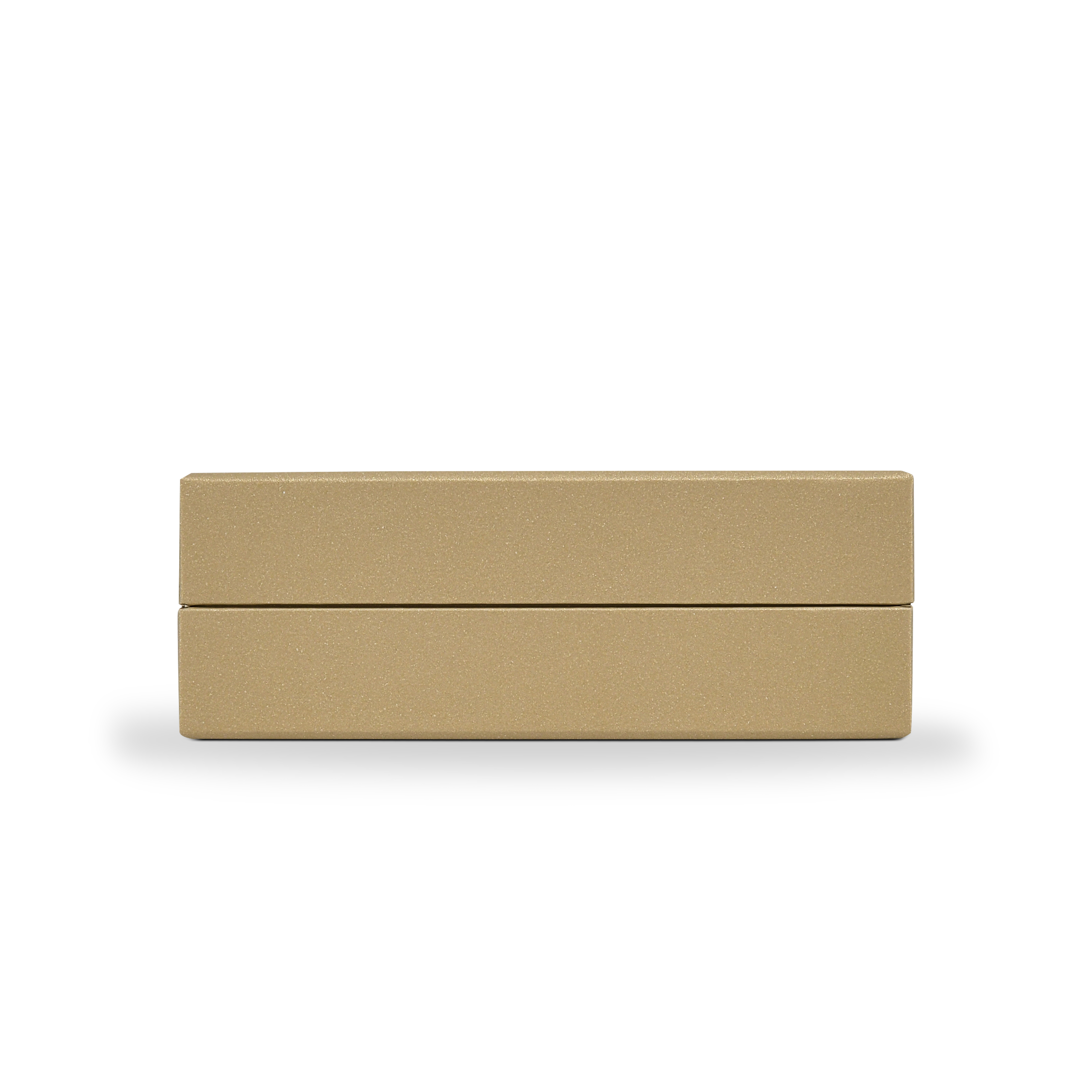 Luxury Custom Gold Lid Base Box Three Compartment Interior Packaging