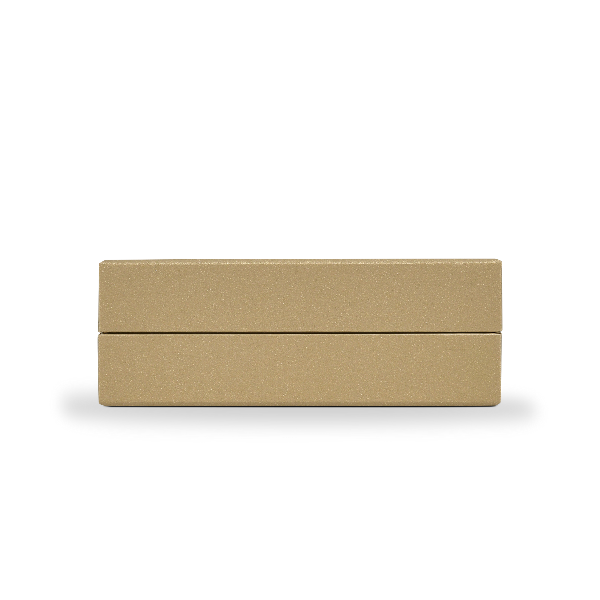 Luxury Custom Gold Lid Base Box Three Compartment Interior Packaging