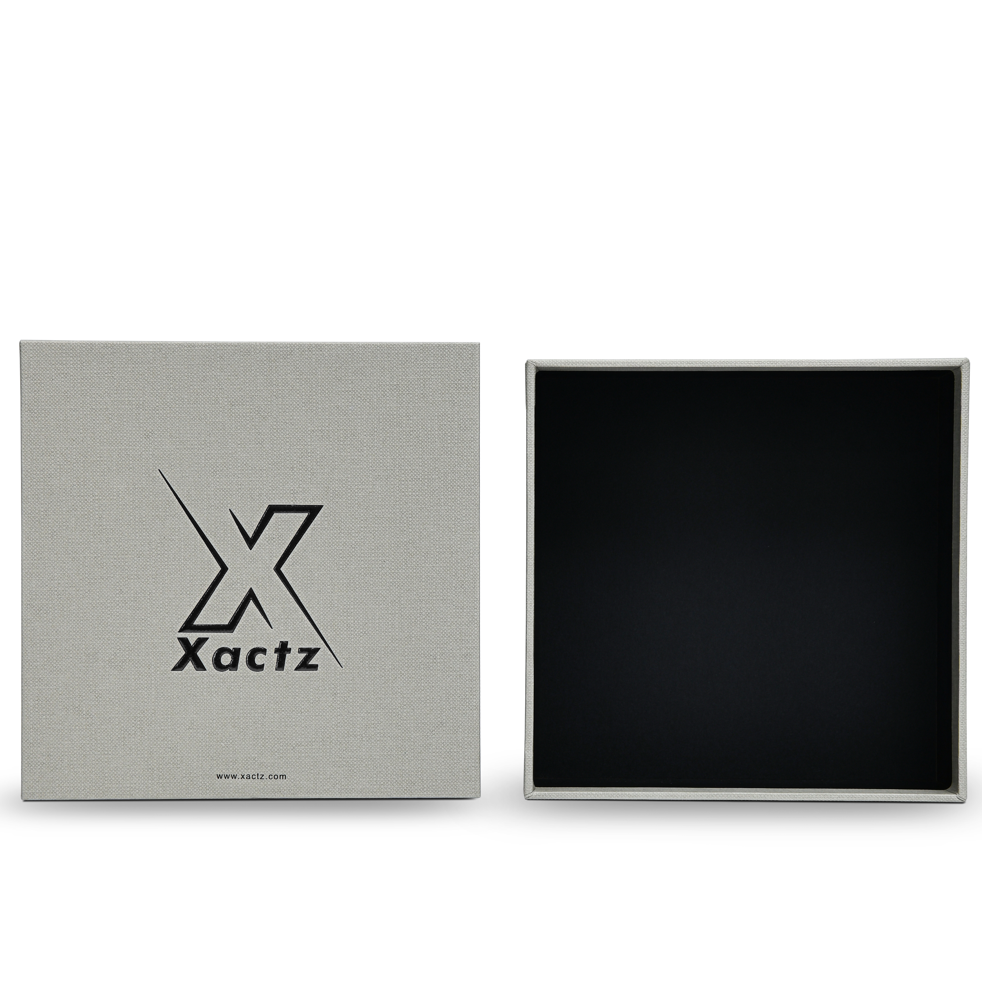 Premium Gray-Green Black Gold Embossed Luxury Lid and Base Gift Box