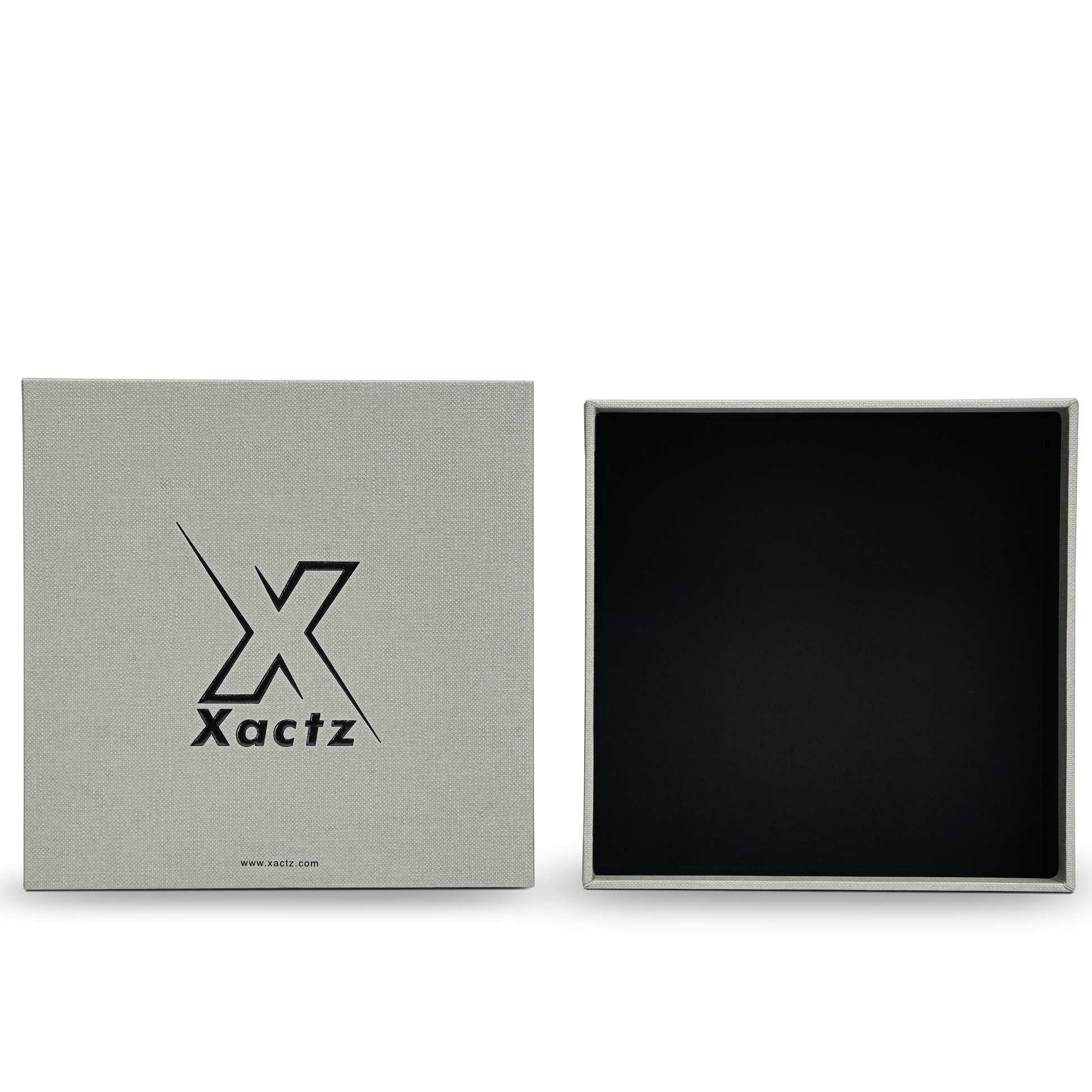 Premium Gray-Green Black Gold Embossed Luxury Lid and Base Gift Box