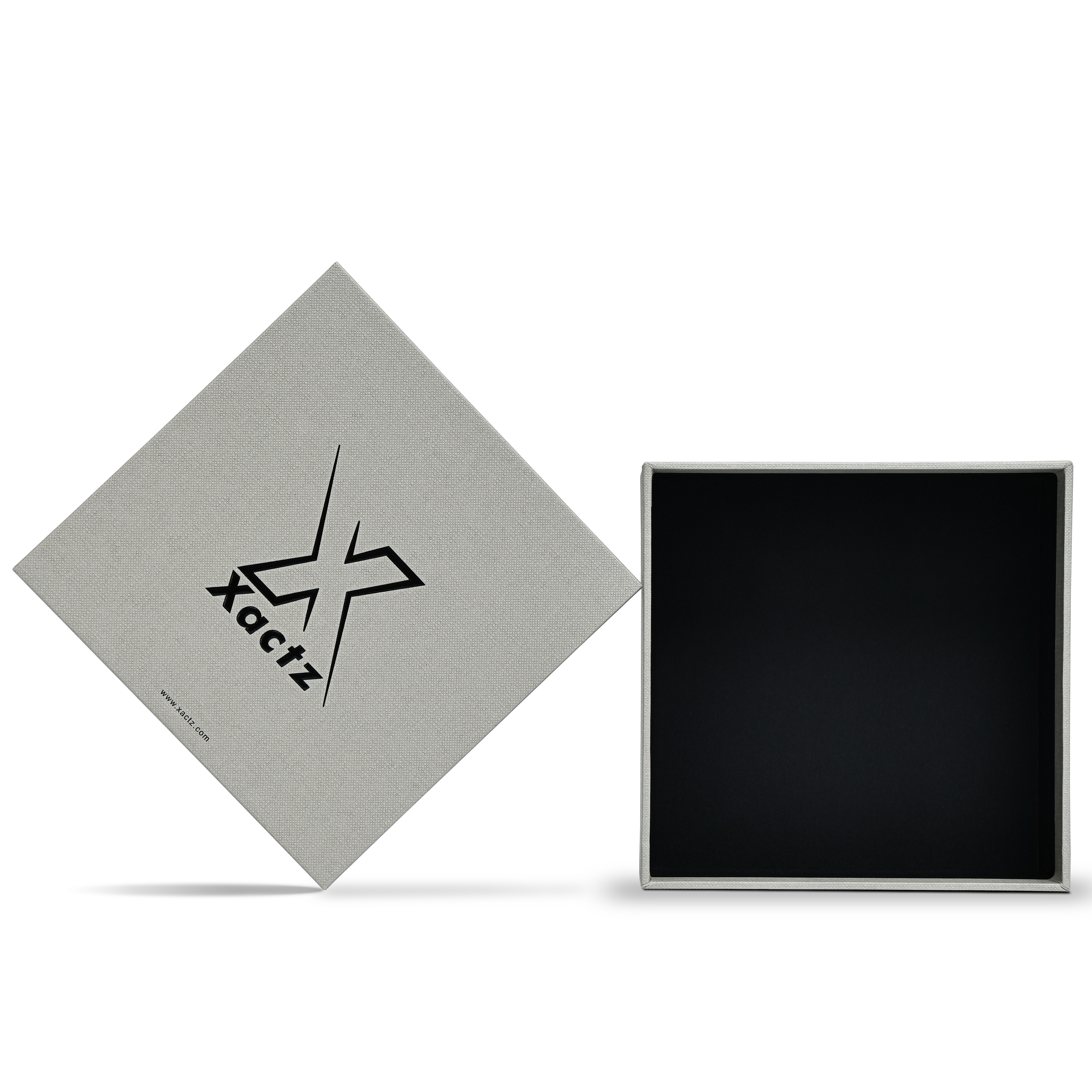 Premium Gray-Green Black Gold Embossed Luxury Lid and Base Gift Box