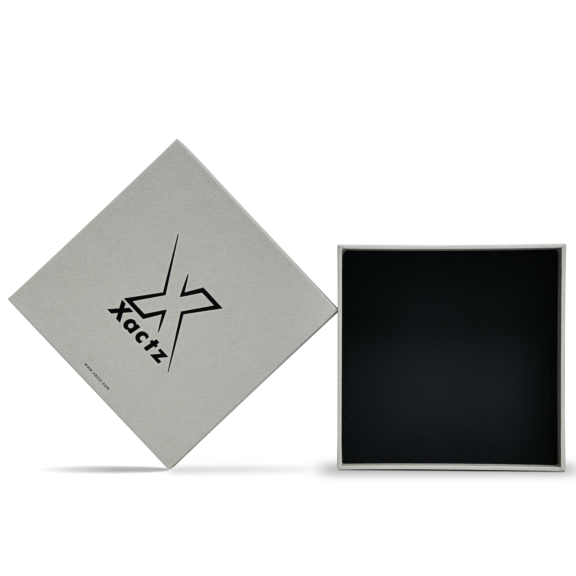 Premium Gray-Green Black Gold Hot Stamped Luxury Lid and Base Box