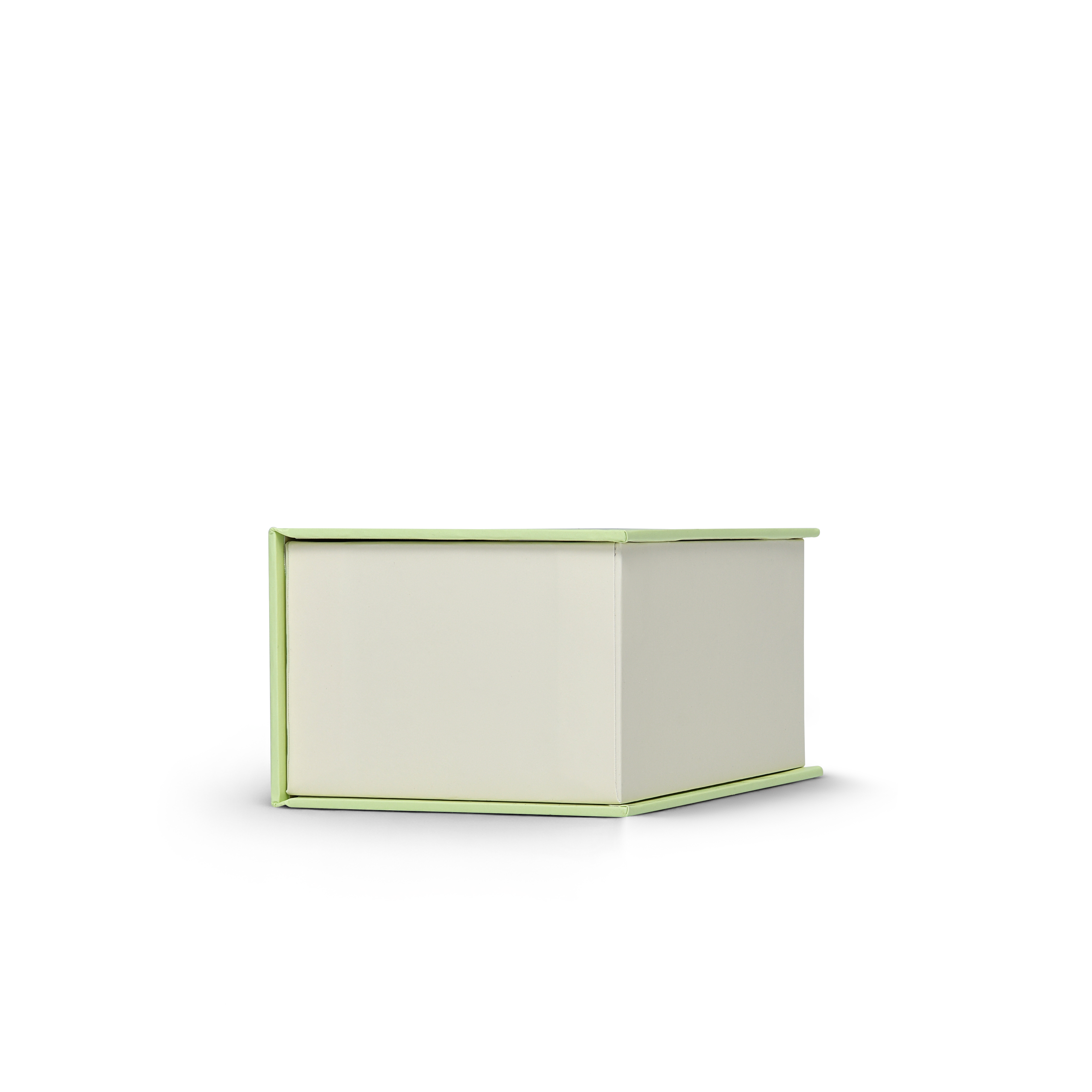 Premium Green Beige Embossed Red Gold Foil Book-Shaped Luxury Gift Box with Inner Tray