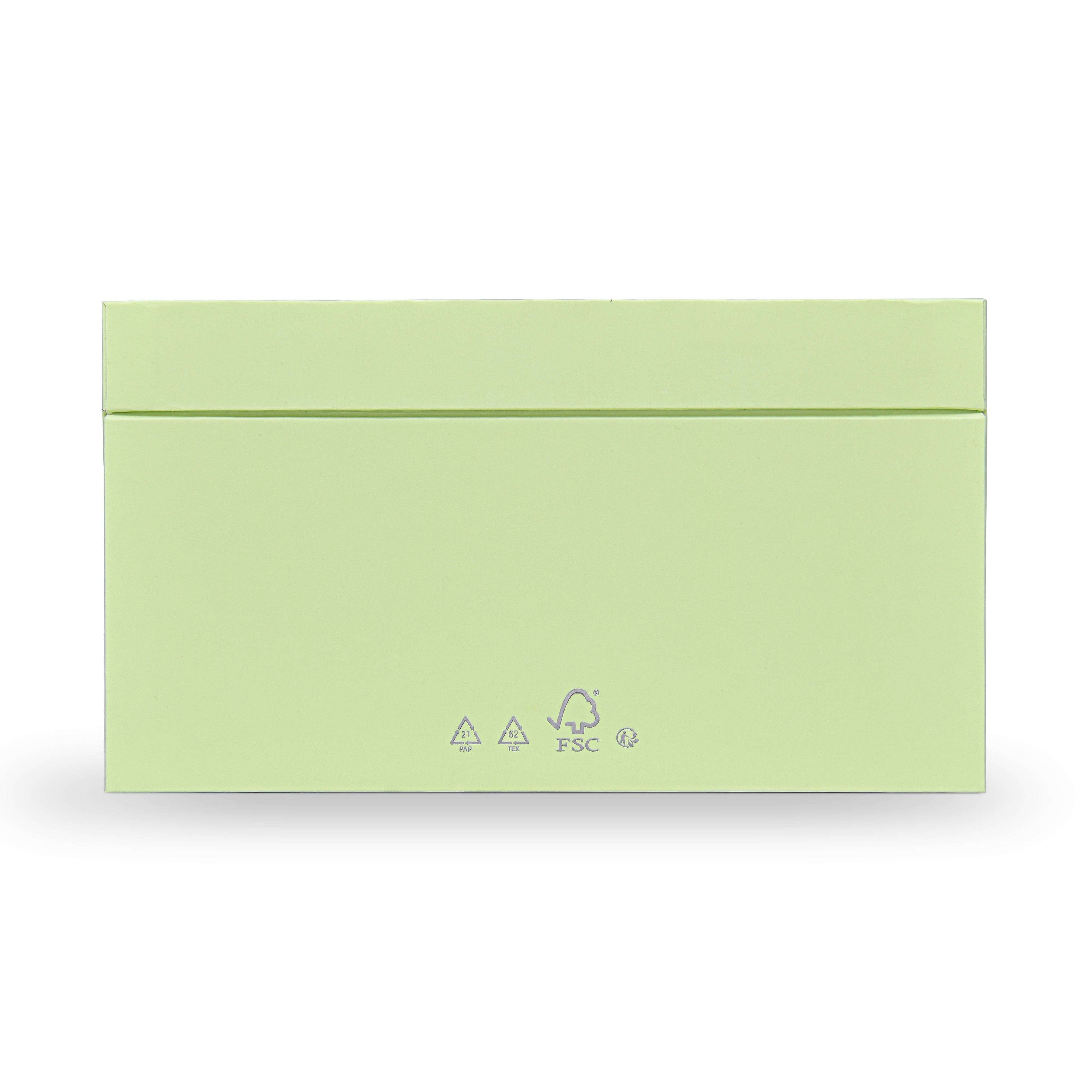 Premium Green Embossed Black Gold Foil Flip-Top Luxury Gift Box with Silver Accent Details, Anti-Scratch Matte Lamination, and Dual-Layer Construction