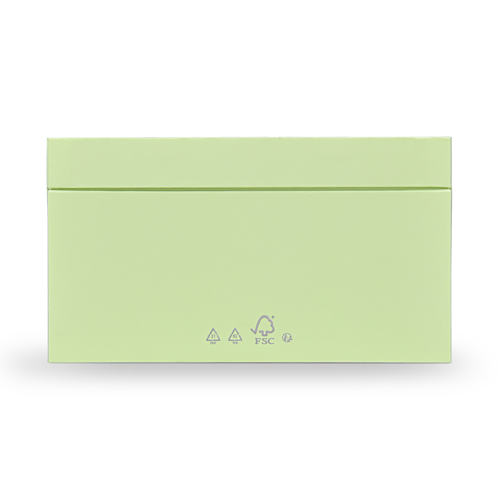 Premium Green Embossed Black Gold Foil Flip-Top Luxury Gift Box with Silver Accent Details, Anti-Scratch Matte Lamination, and Dual-Layer Construction