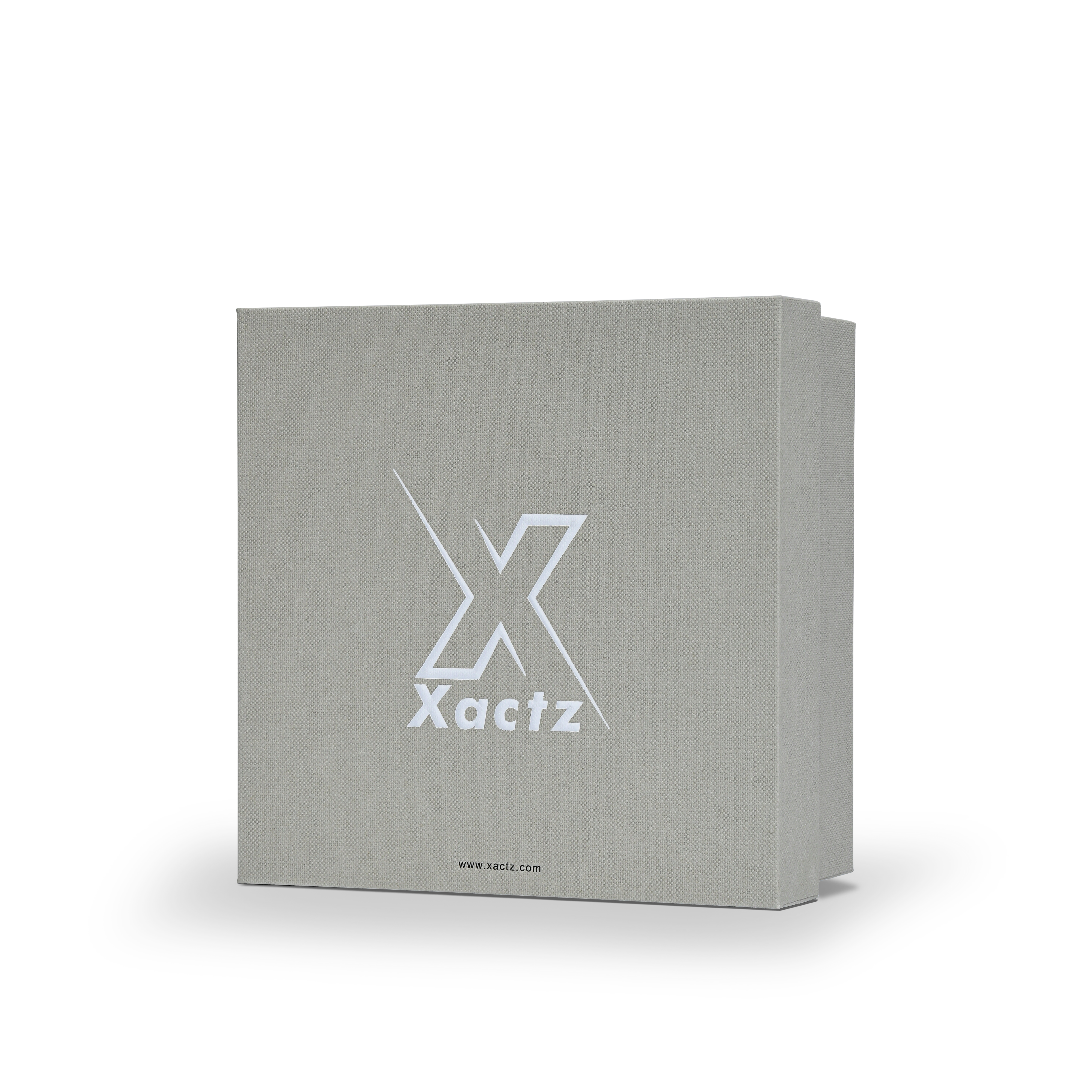 Premium Italian Gray-Green White Gold Embossed Detailed Lid and Base Luxury Gift Box