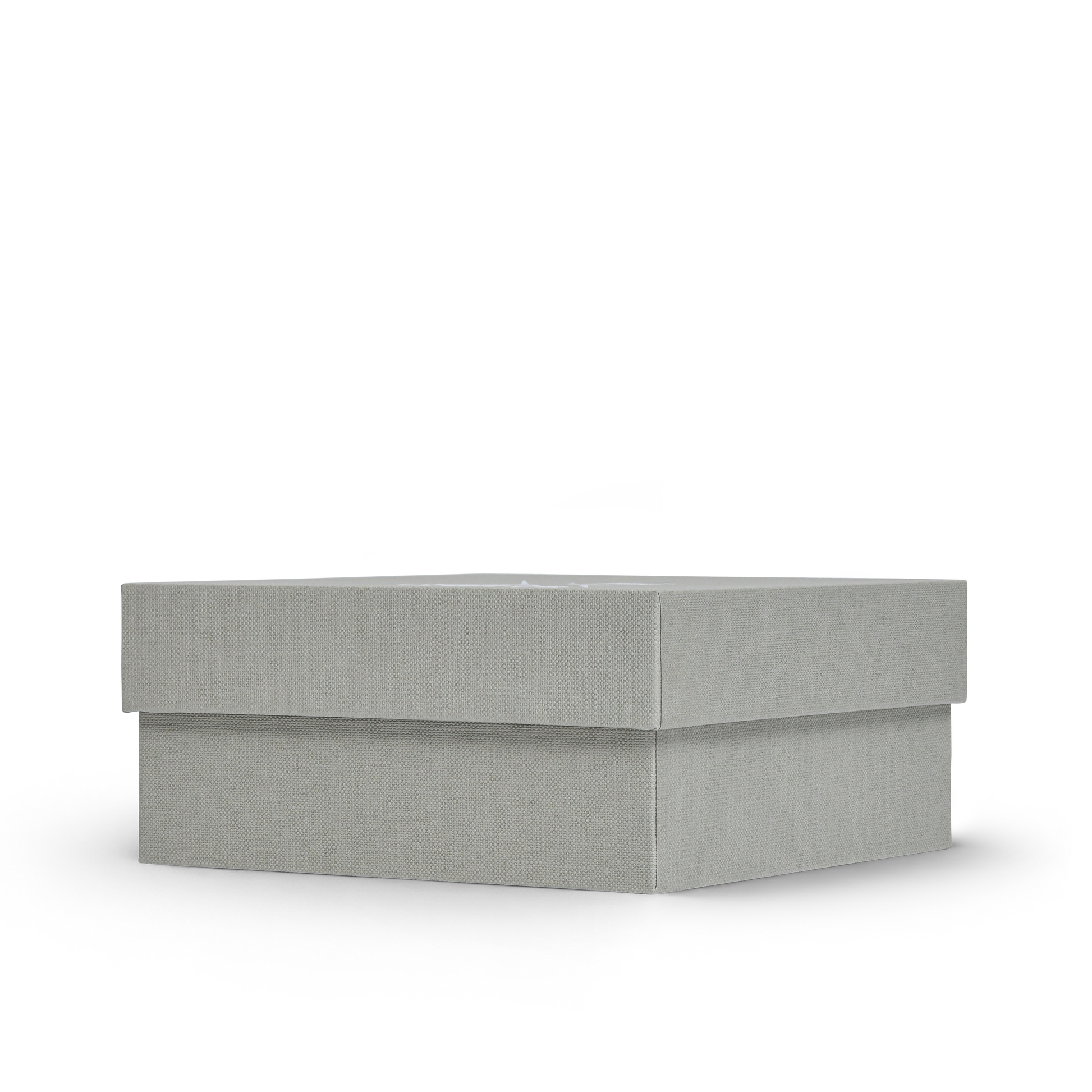 Premium Italian Gray-Green White Gold Embossed Detailed Lid and Base Luxury Gift Box