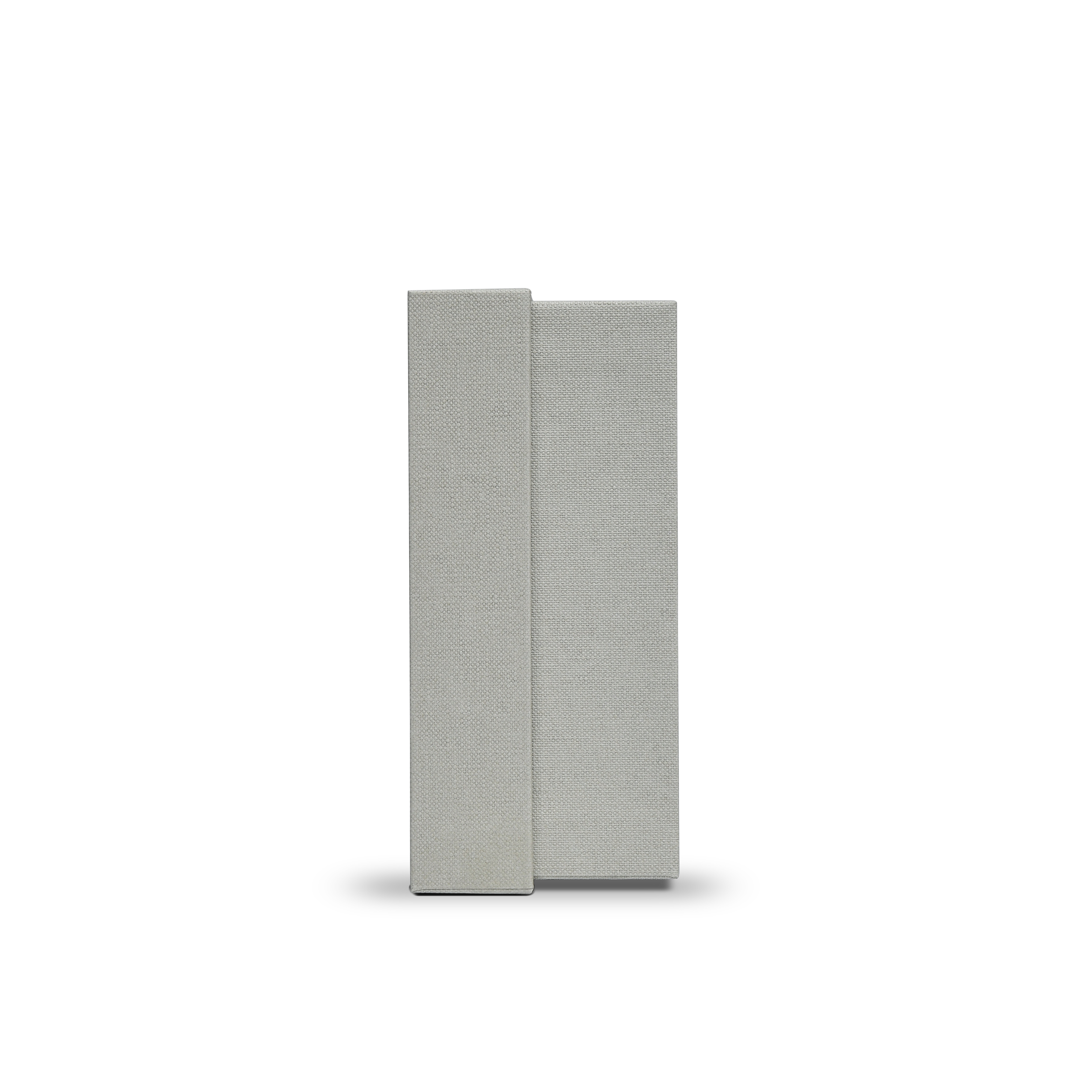 Premium Italian Gray-Green White Gold Embossed Detailed Lid and Base Luxury Gift Box