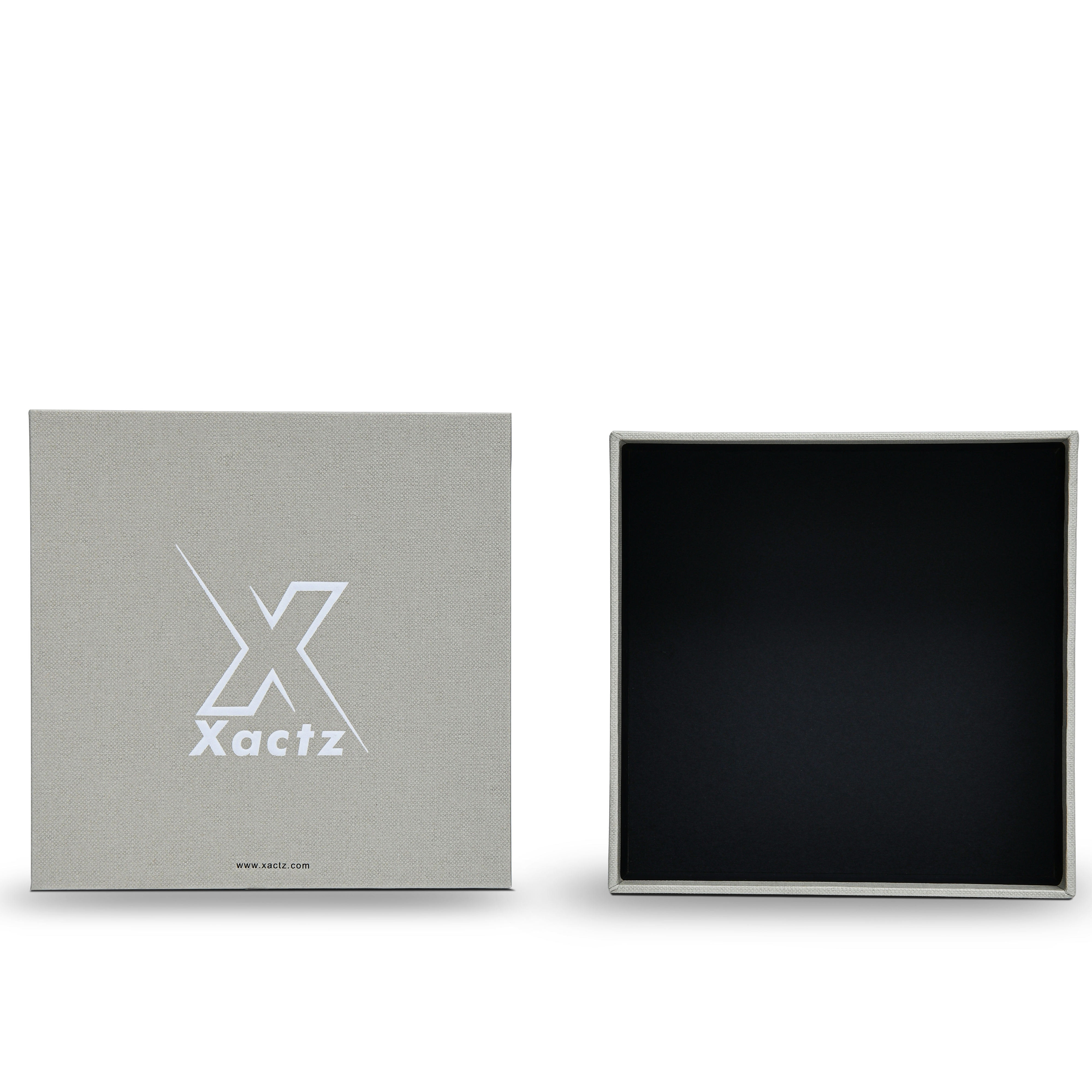 Premium Italian Gray-Green White Gold Embossed Detailed Lid and Base Luxury Gift Box