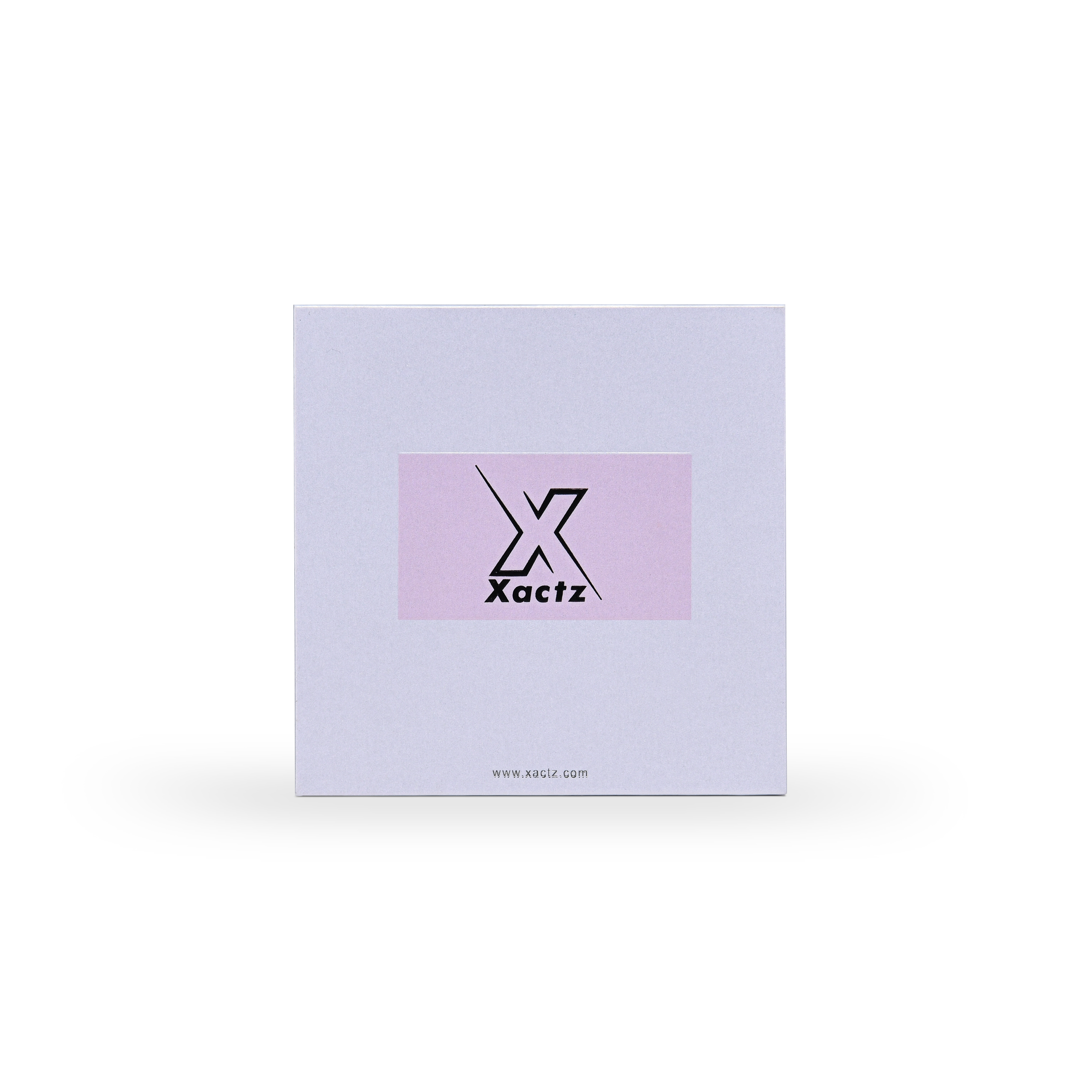 Premium Lavender Square Rigid Flip-Top Luxury Gift Box with Coordinated Interior and Custom Product Compartments