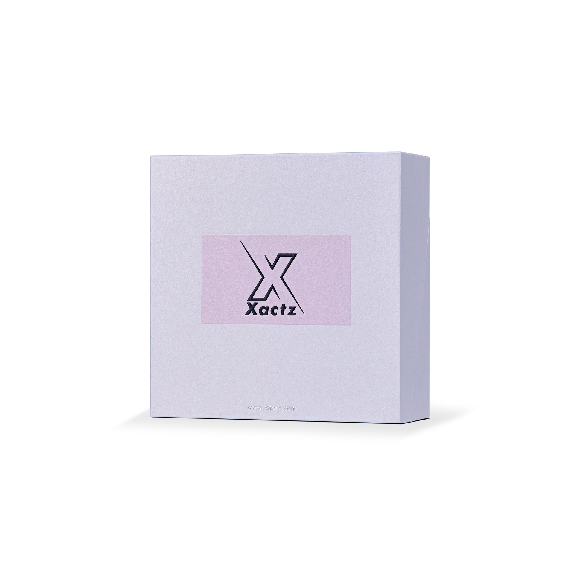 Premium Lavender Square Rigid Flip-Top Luxury Gift Box with Coordinated Interior and Custom Product Compartments