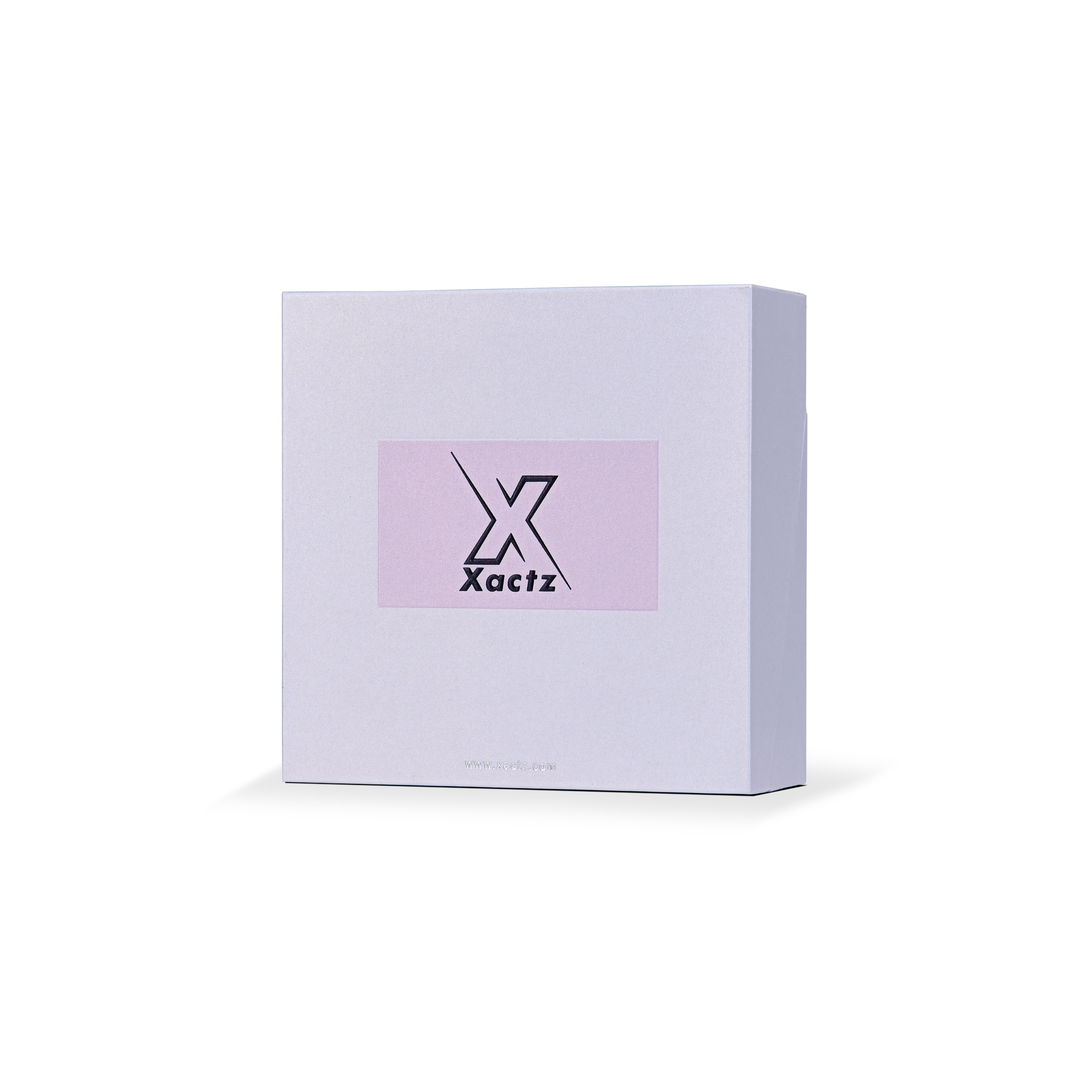 Premium Lavender Square Rigid Flip-Top Luxury Gift Box with Coordinated Interior and Custom Product Compartments