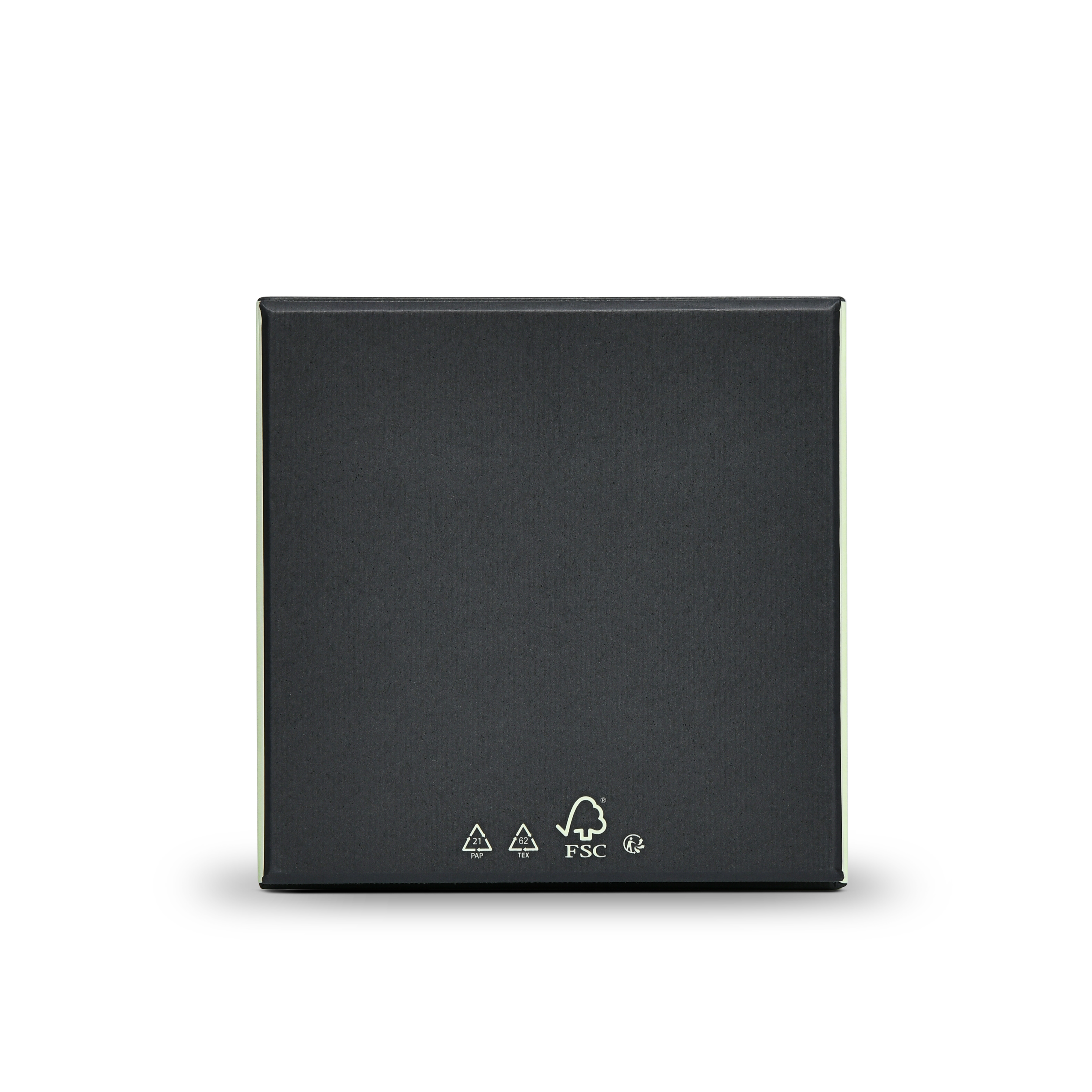 Premium Light Green Bright Silver Hot Stamped Luxury Lid and Base Gift Box