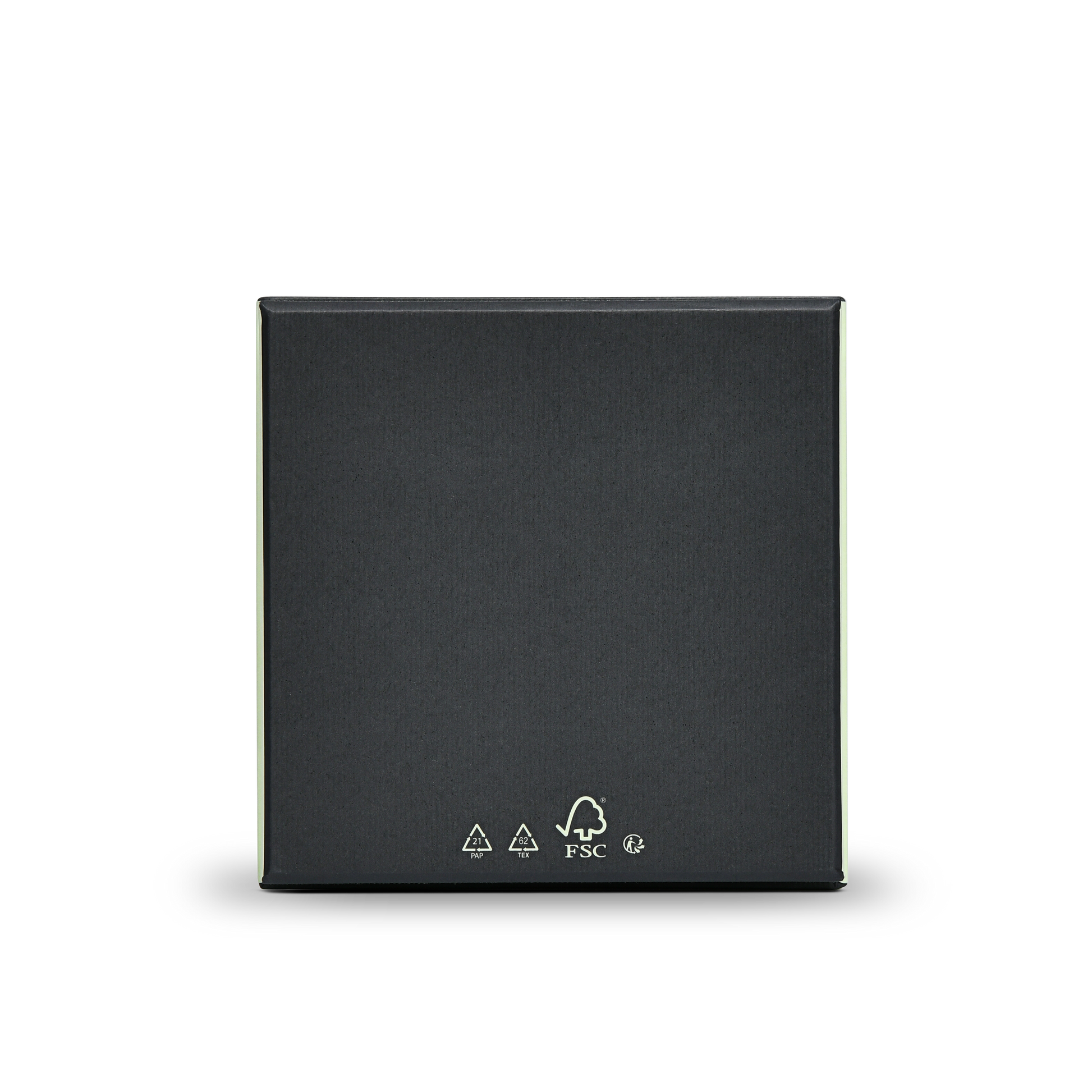 Premium Light Green Bright Silver Hot Stamped Luxury Lid and Base Gift Box