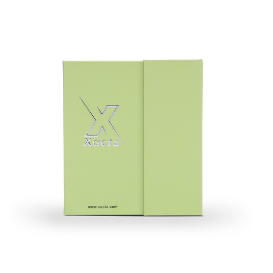 Boîte de Luxe Personnalisée Vert Clair à Couvercle Rabattable Emballage Résistant aux Rayures
